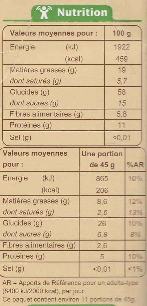 Carrefour BIO Croustillant Graines de courge et de tournesol packshot
