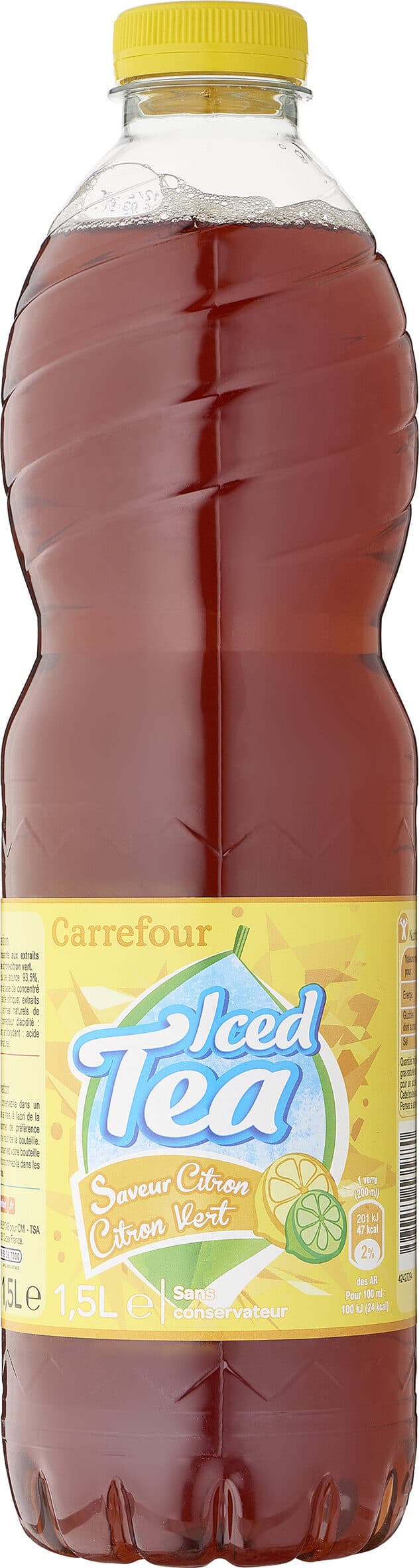 Carrefour PET 1,5L THE DRJ CITRON CRF packshot