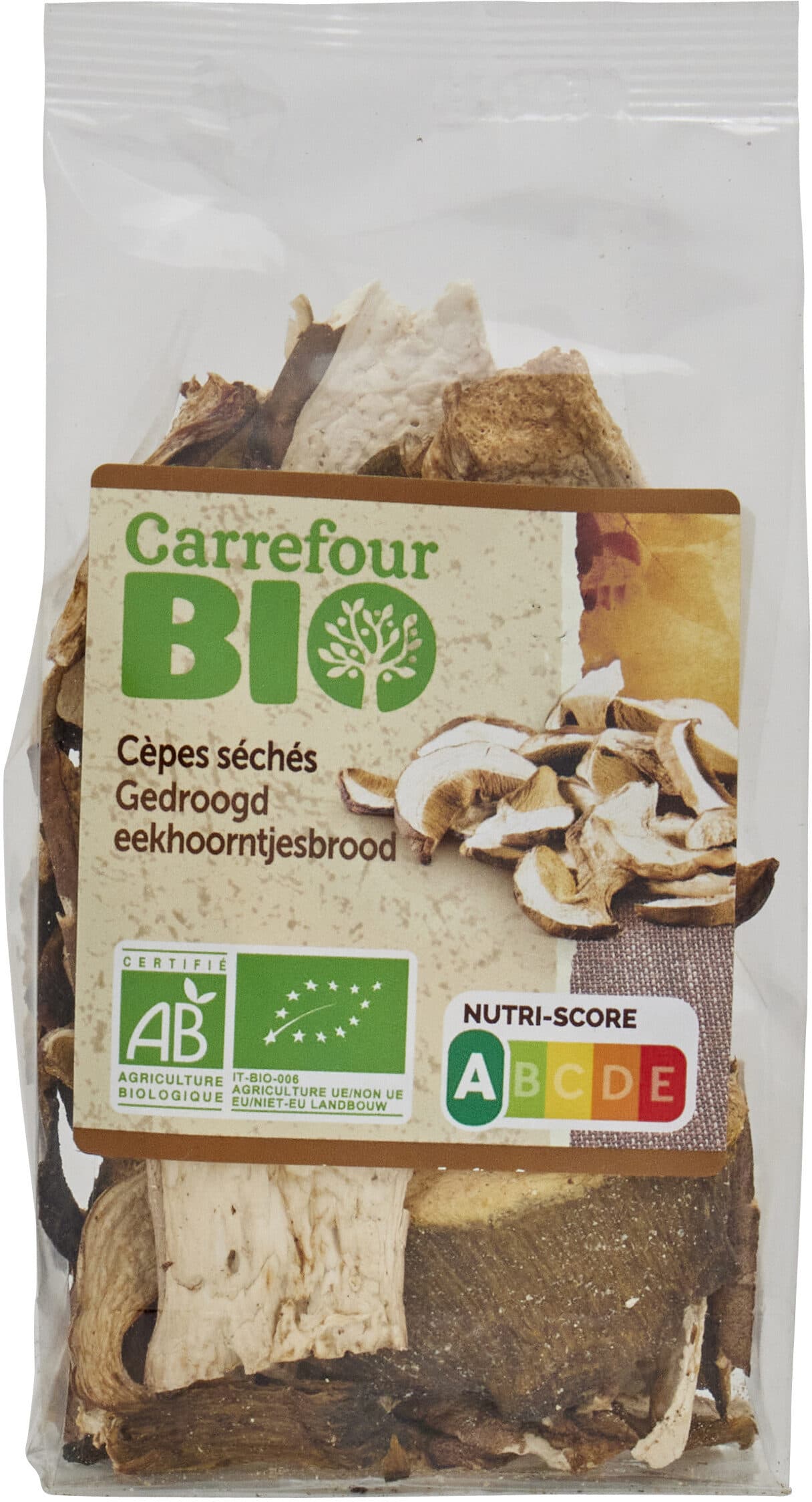 Carrefour BIO Cèpes séchés packshot