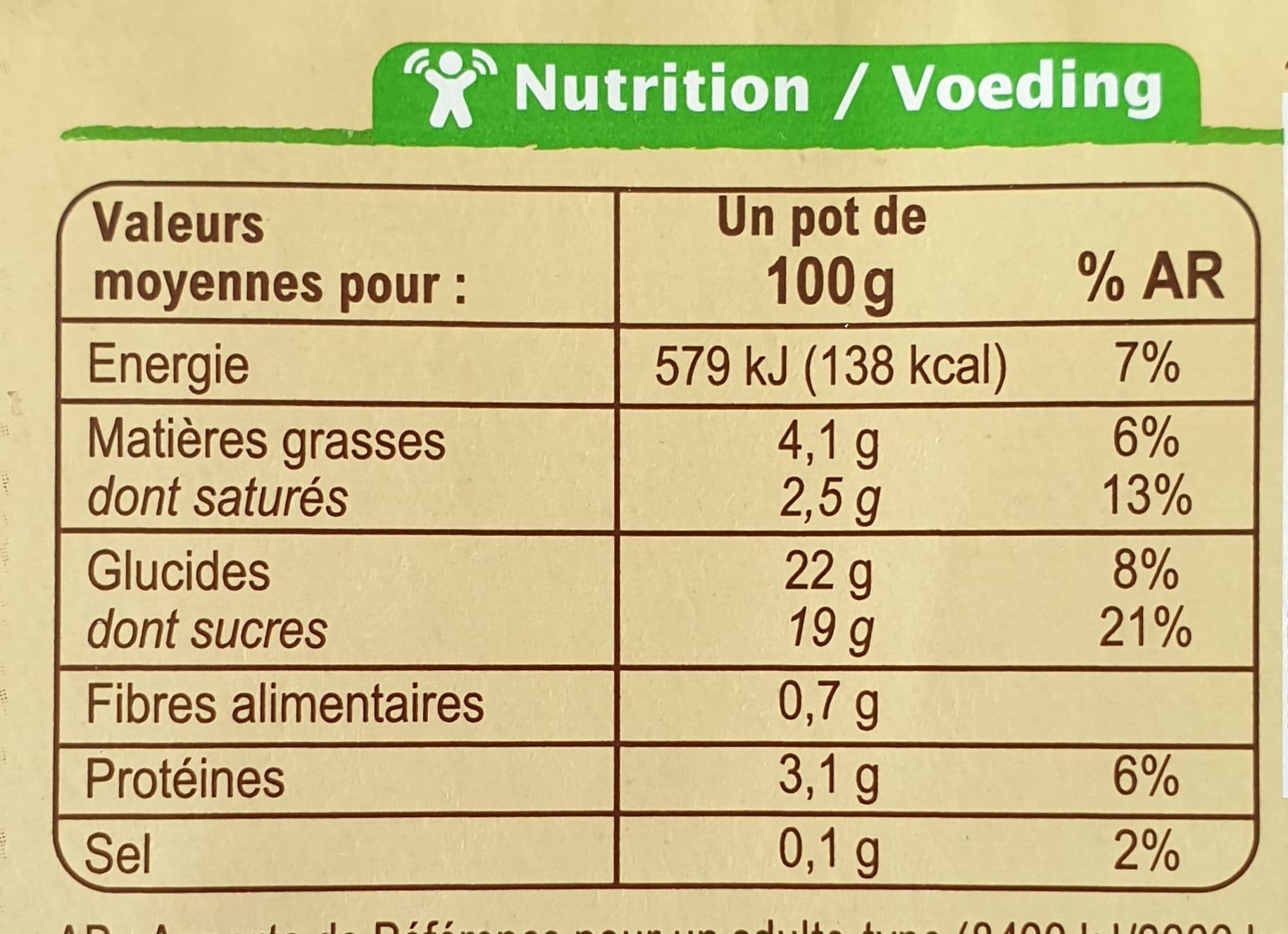 Carrefour BIO Crème dessert chocolat packshot