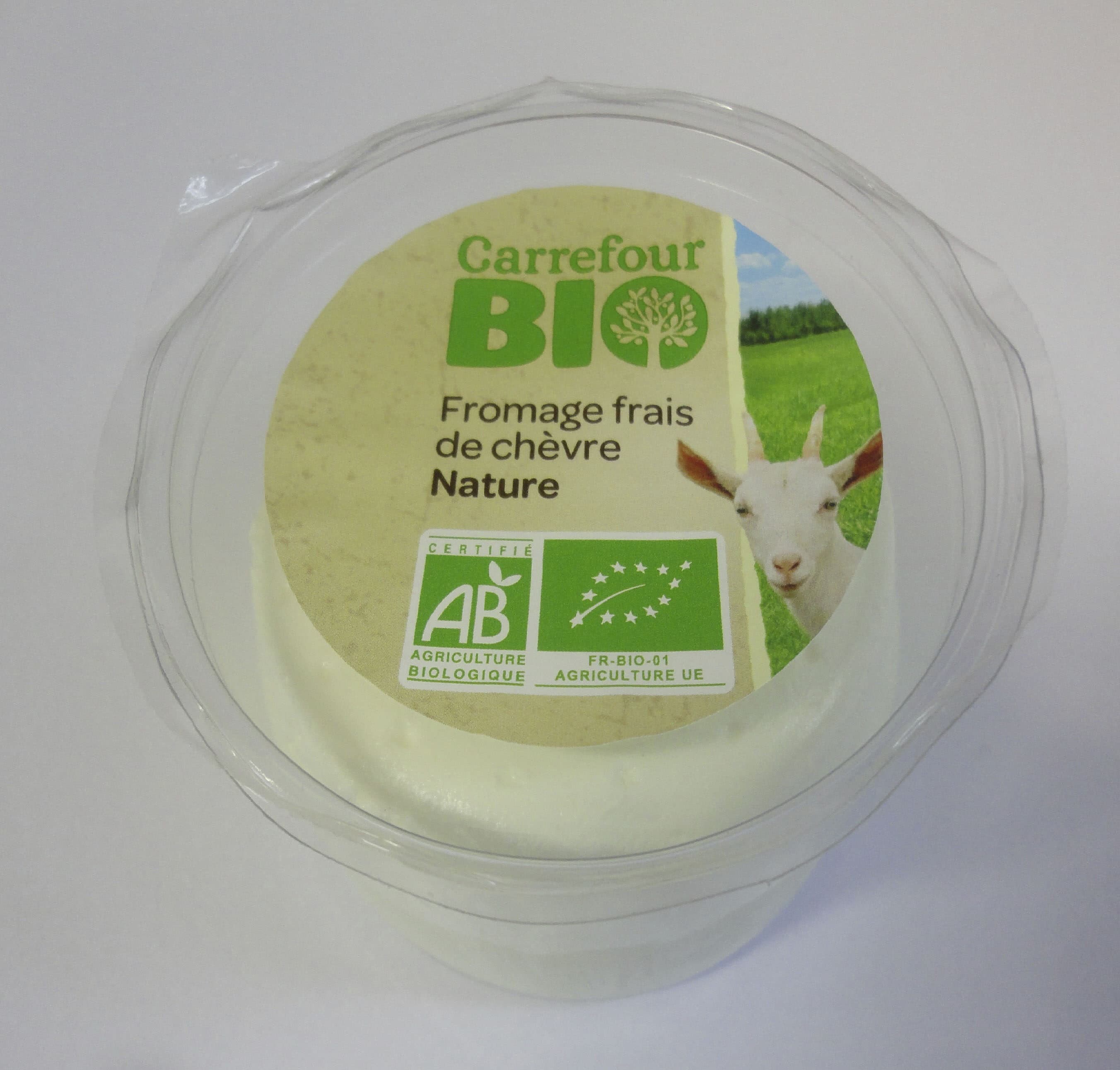 Carrefour BIO Fromage frais de chèvre nature packshot