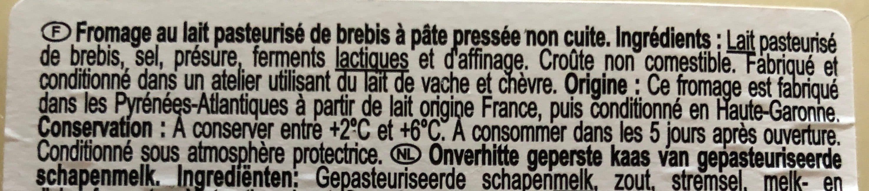 Carrefour Tomme de Brebis packshot