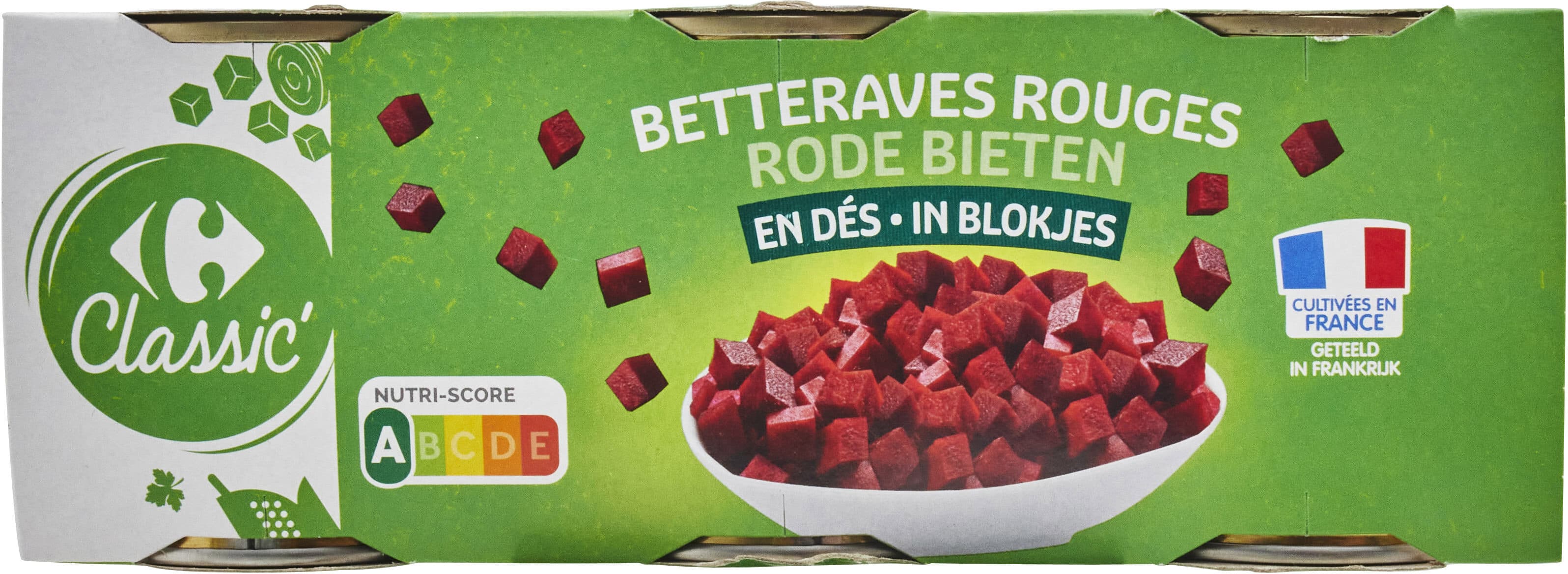 Carrefour Betteraves rouges packshot