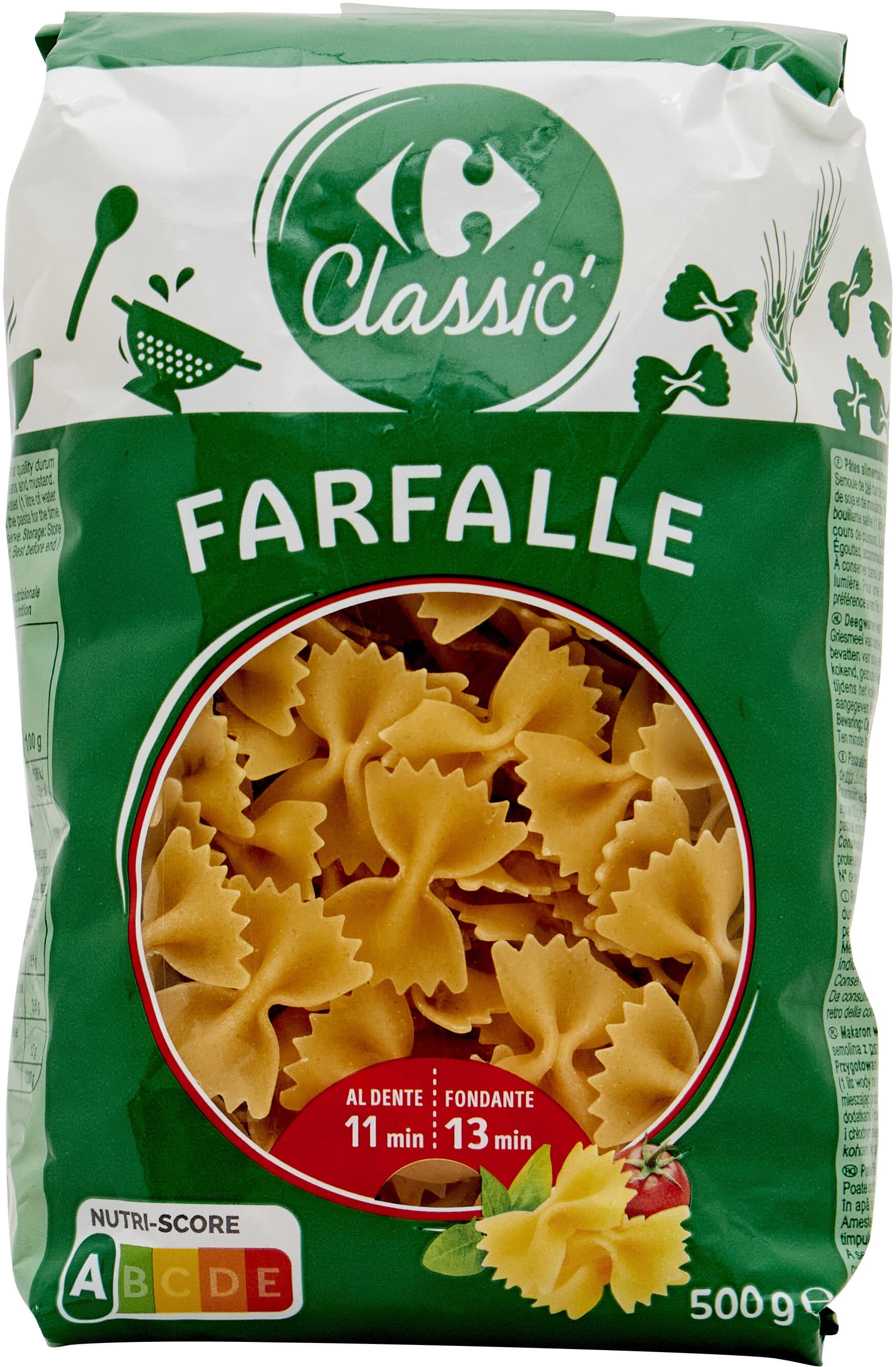 Carrefour Pâtes Farfalle packshot