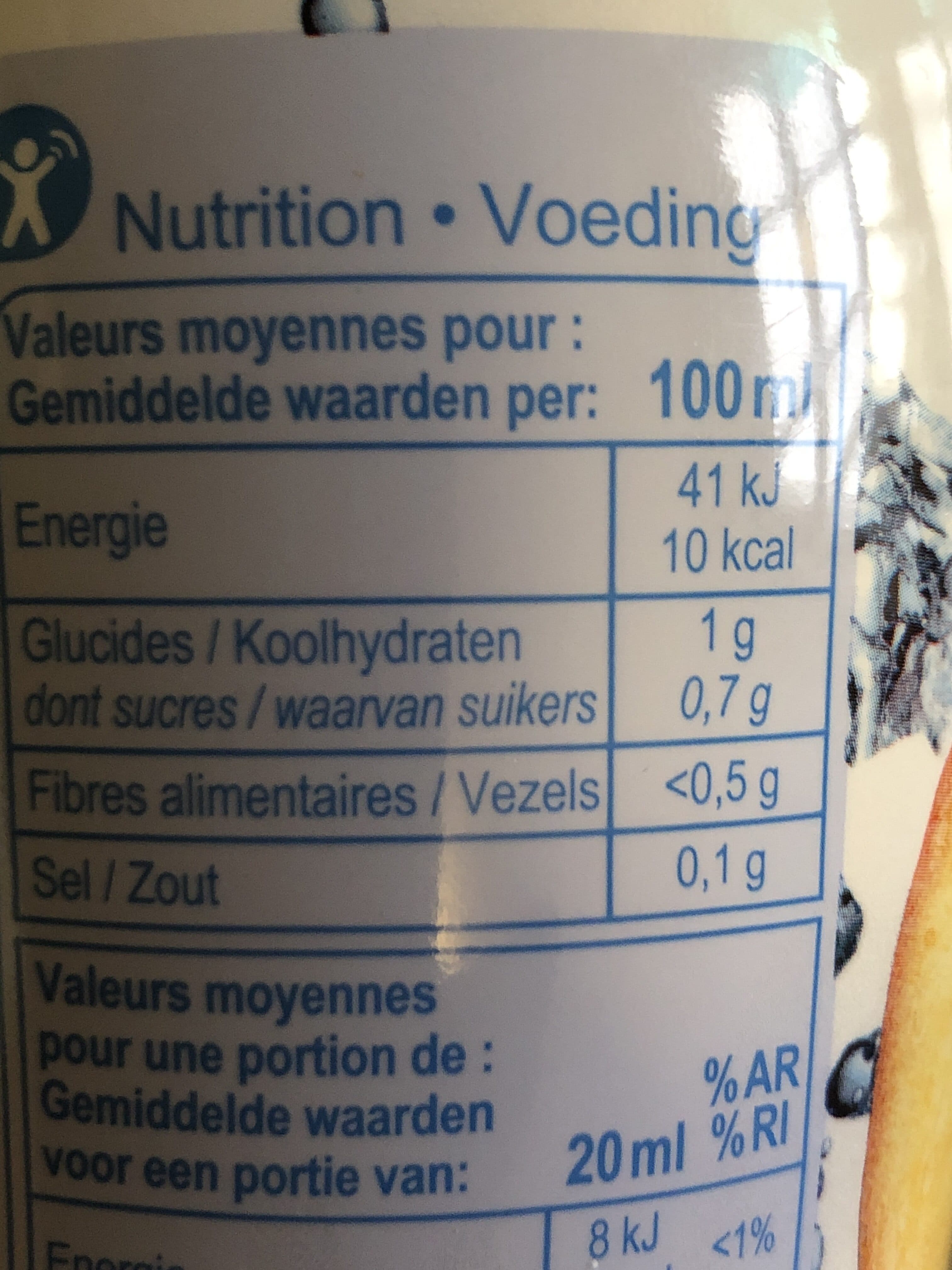Carrefour Zéro sucres* Saveur Pêche packshot