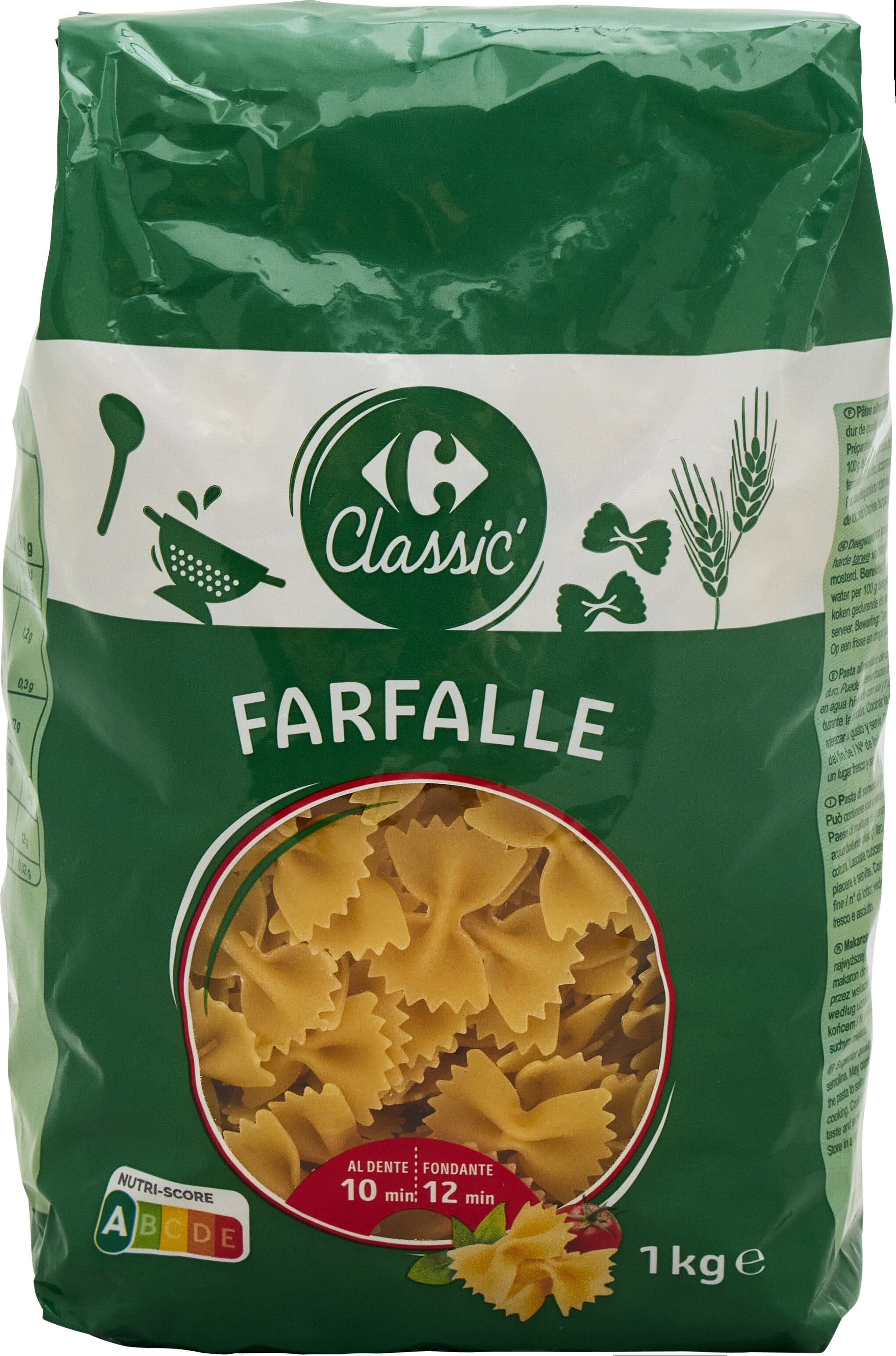 Carrefour Farfalle packshot