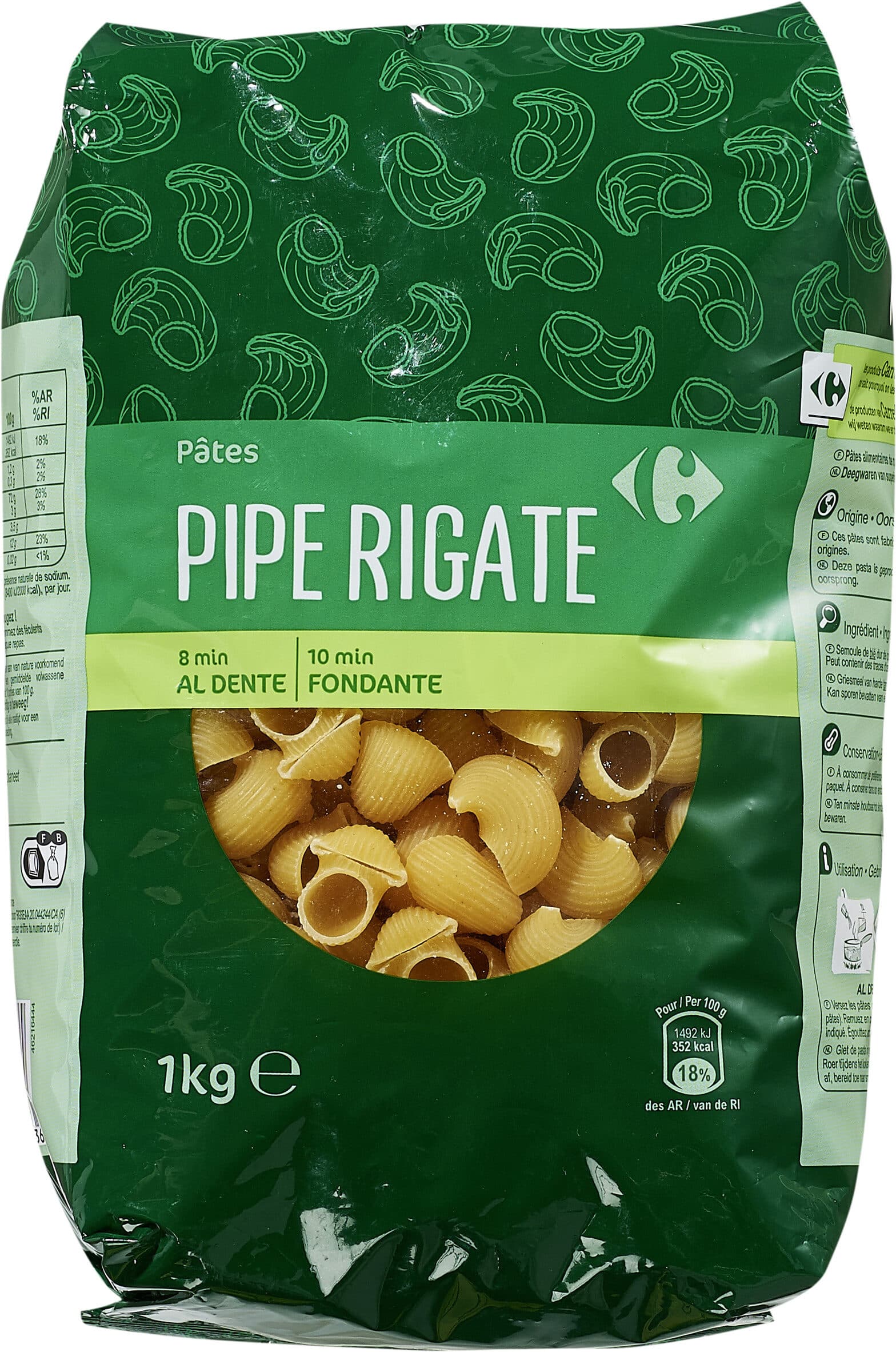 Carrefour Pipe Rigate packshot