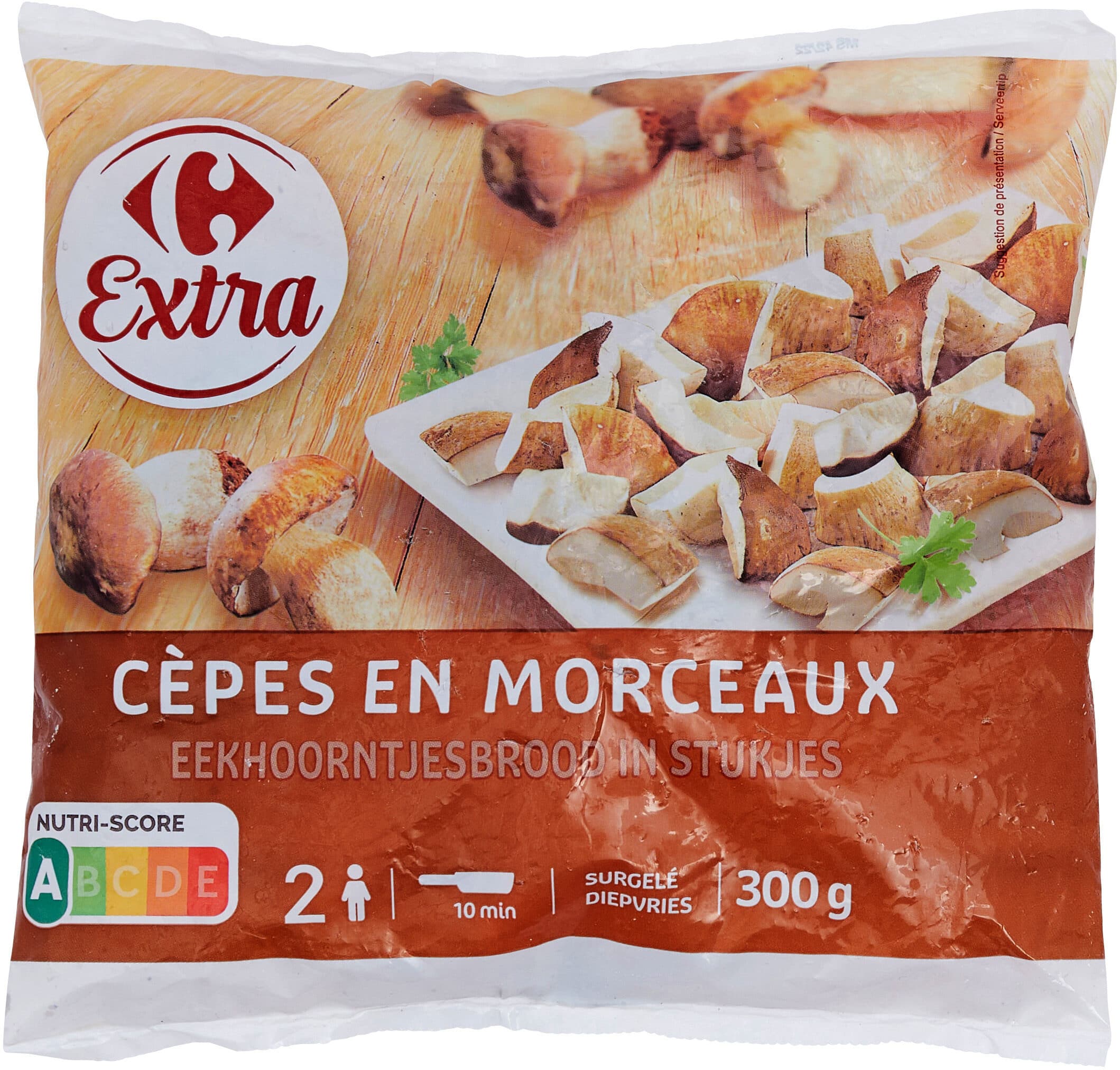 Carrefour Cèpes en morceaux packshot