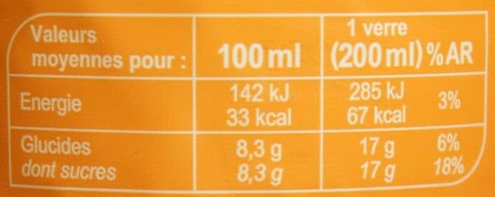 Carrefour Saveur orange packshot