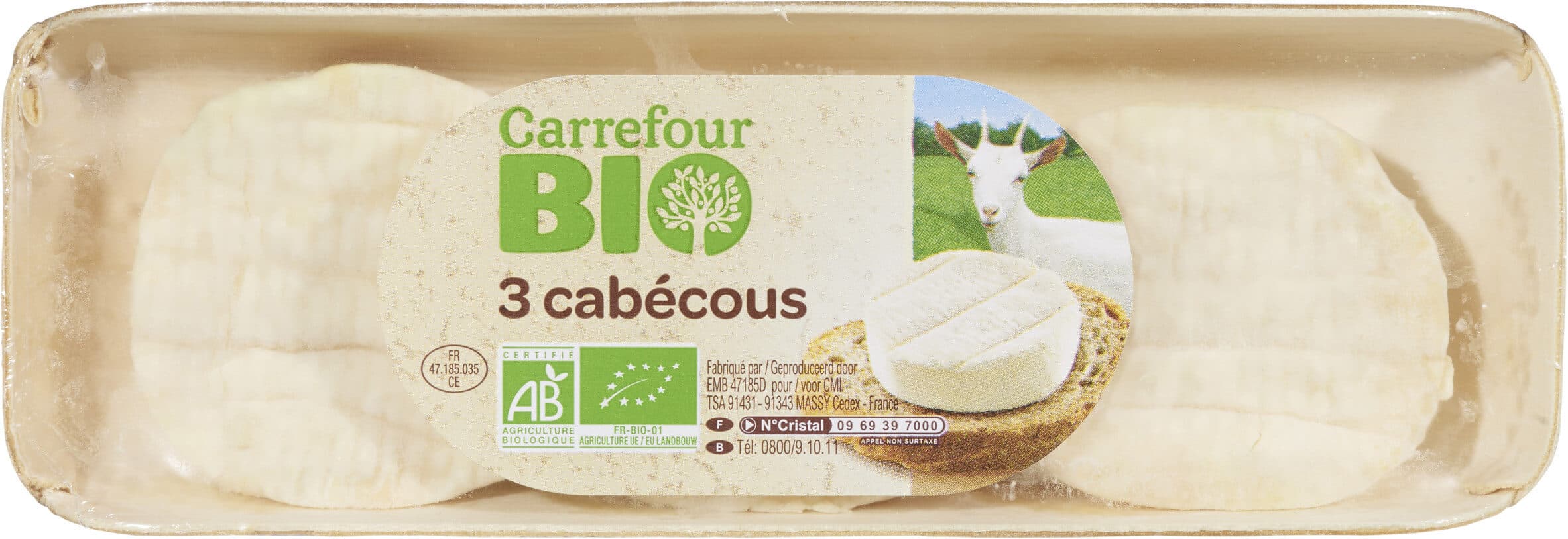 Carrefour BIO Cabecou packshot