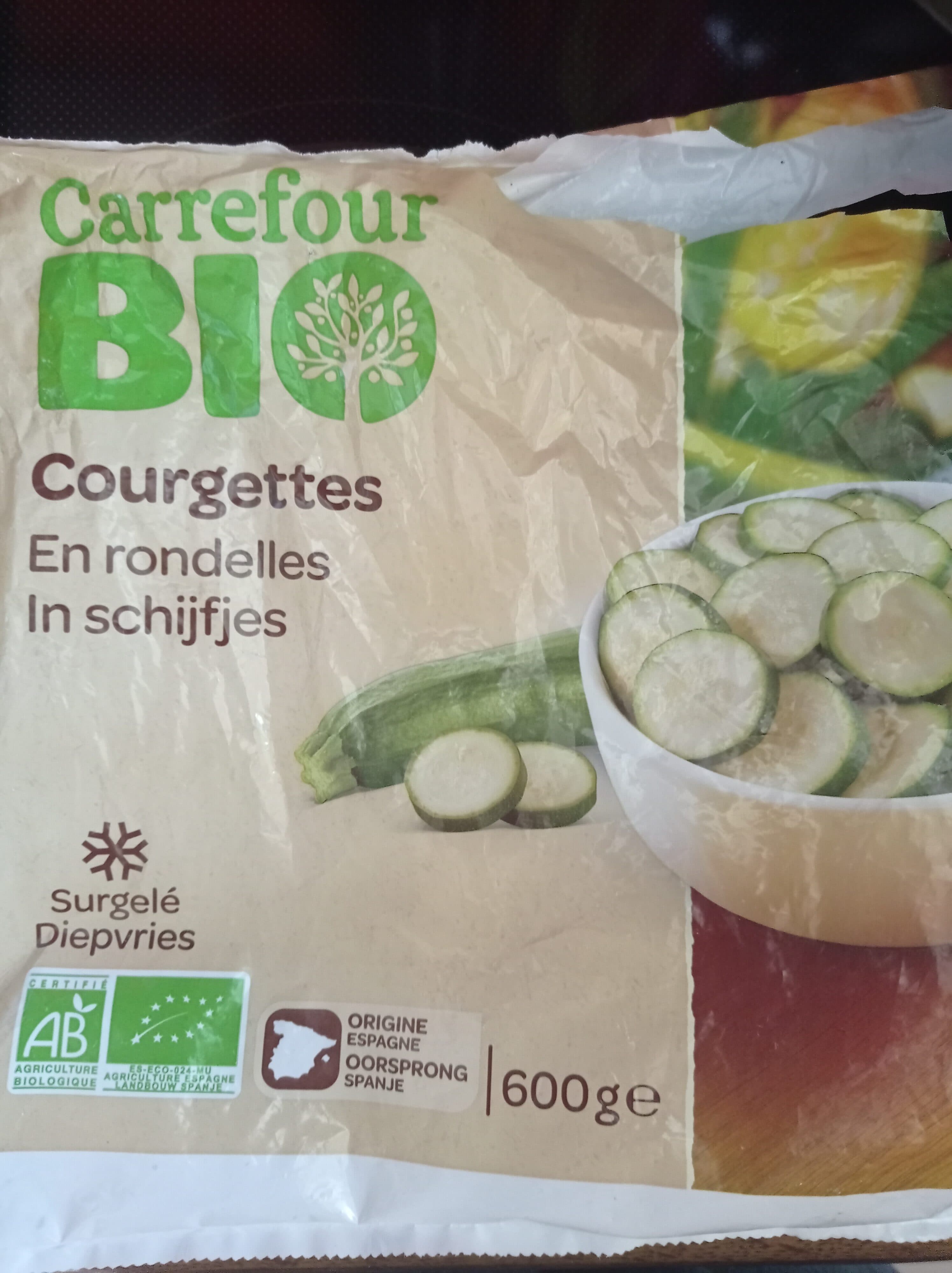 Carrefour BIO Courgettes packshot
