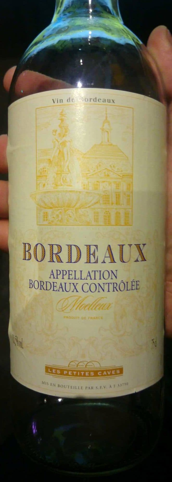 Les Petites Caves 75CL Bordeaux Blanc Moelleux packshot