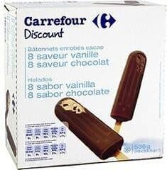 Carrefour 16 Bâtonnets GLACÉS packshot