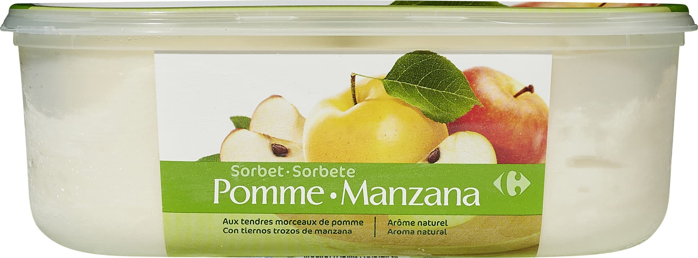 Carrefour Sorbet pomme verte packshot