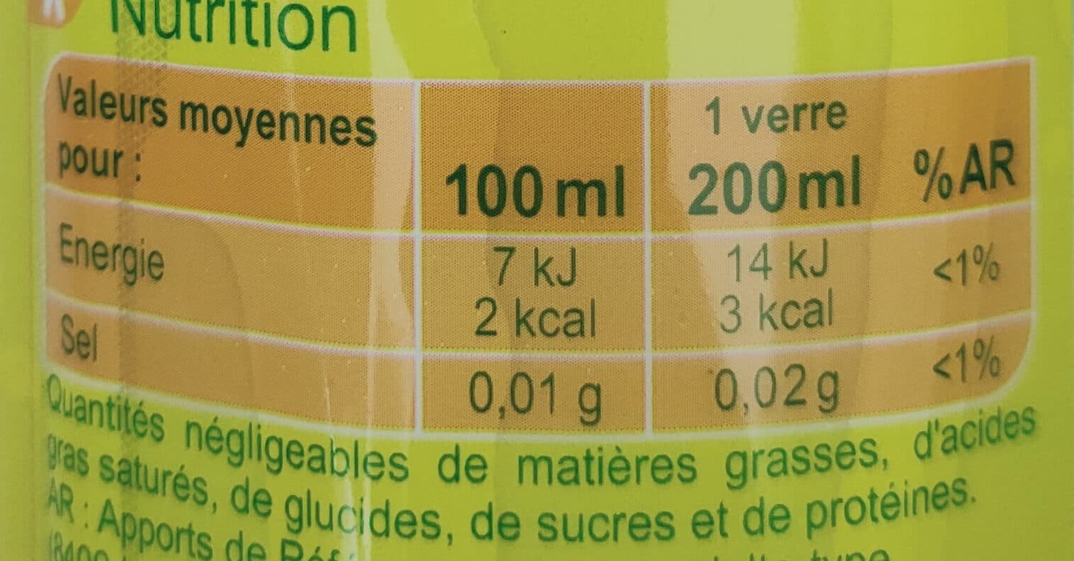 Carrefour Les aromatisées - Intensément pétillante saveur Citron vert Citron packshot