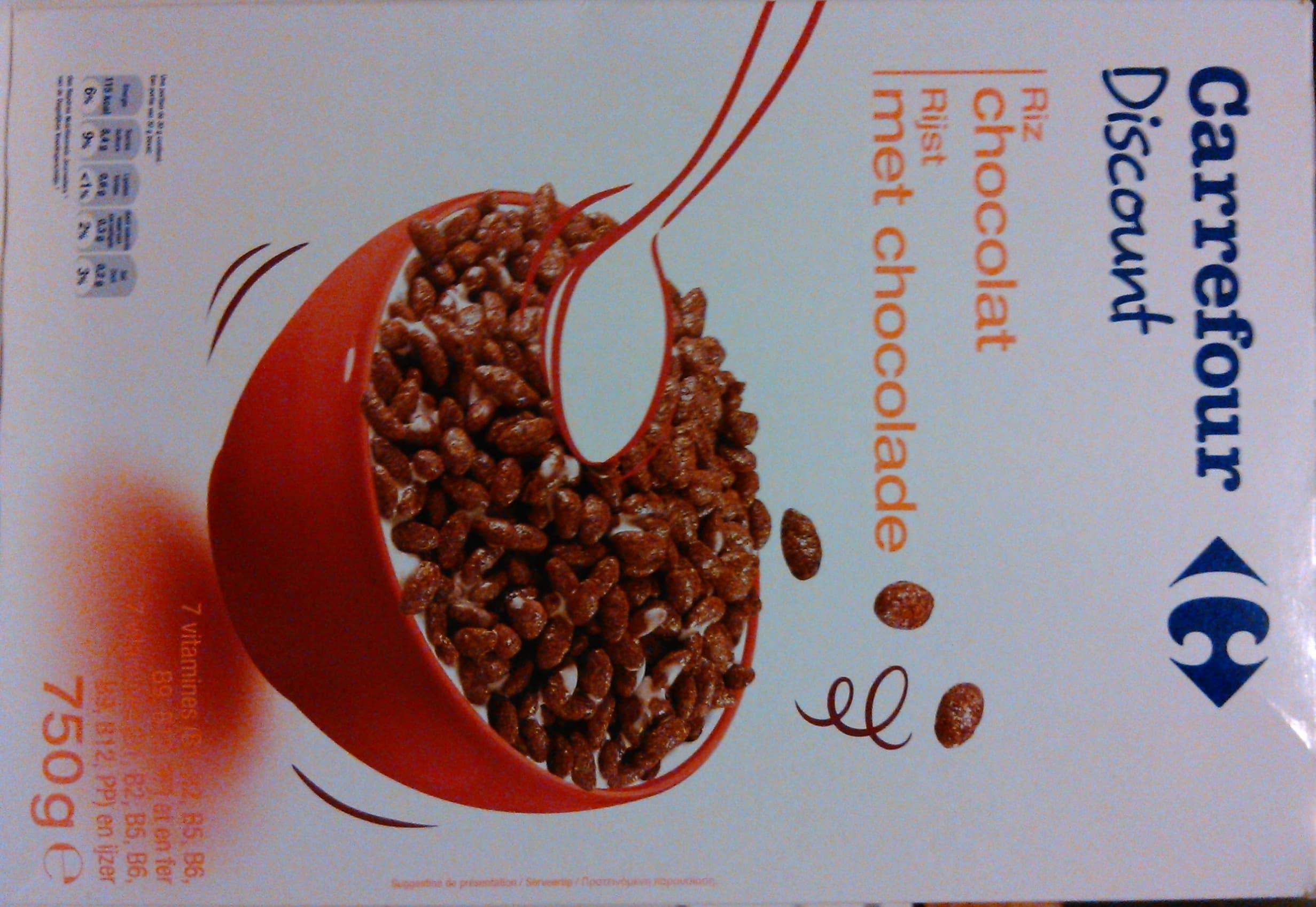 Carrefour Discount Riz chocolat packshot