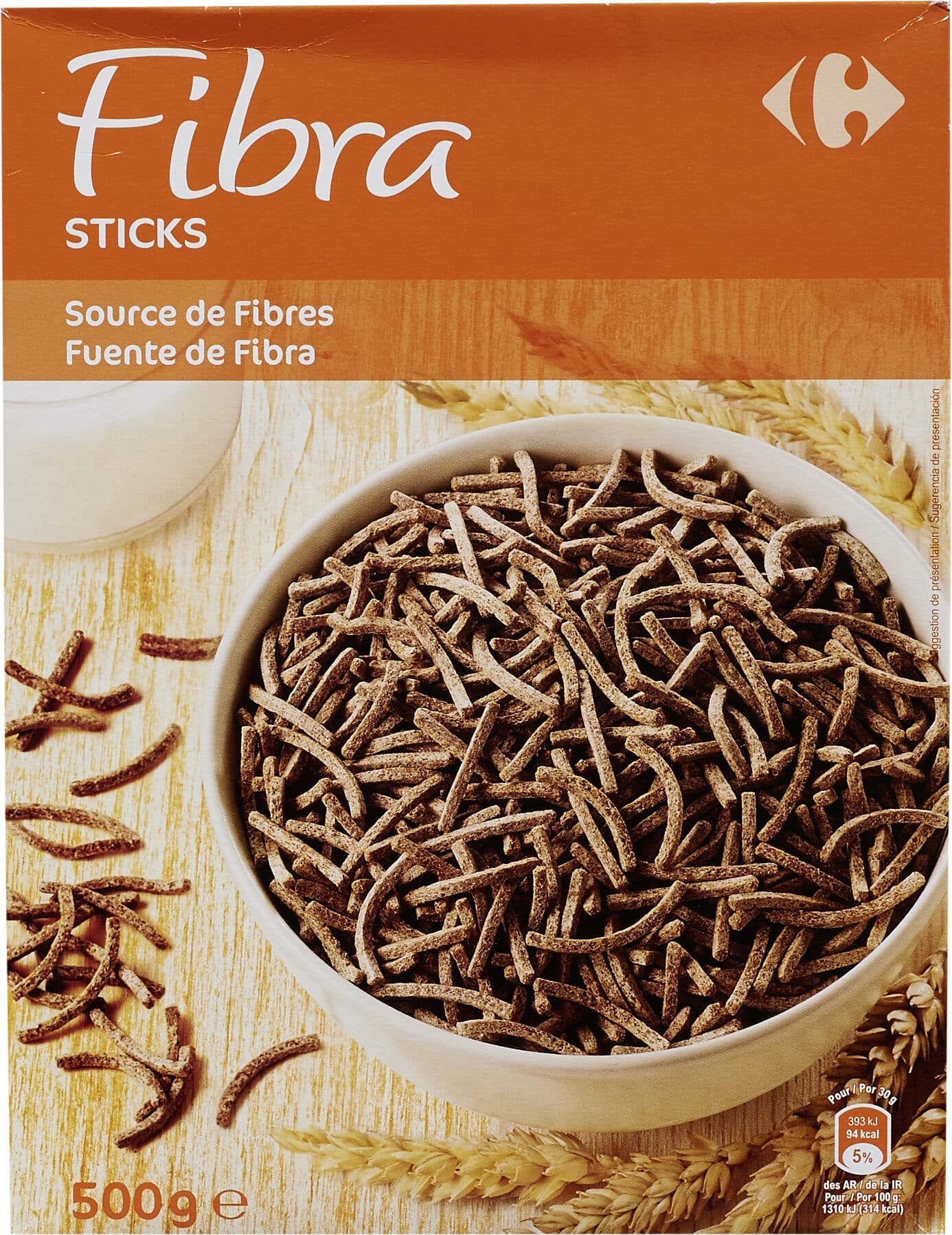 Carrefour Fibra Sticks packshot