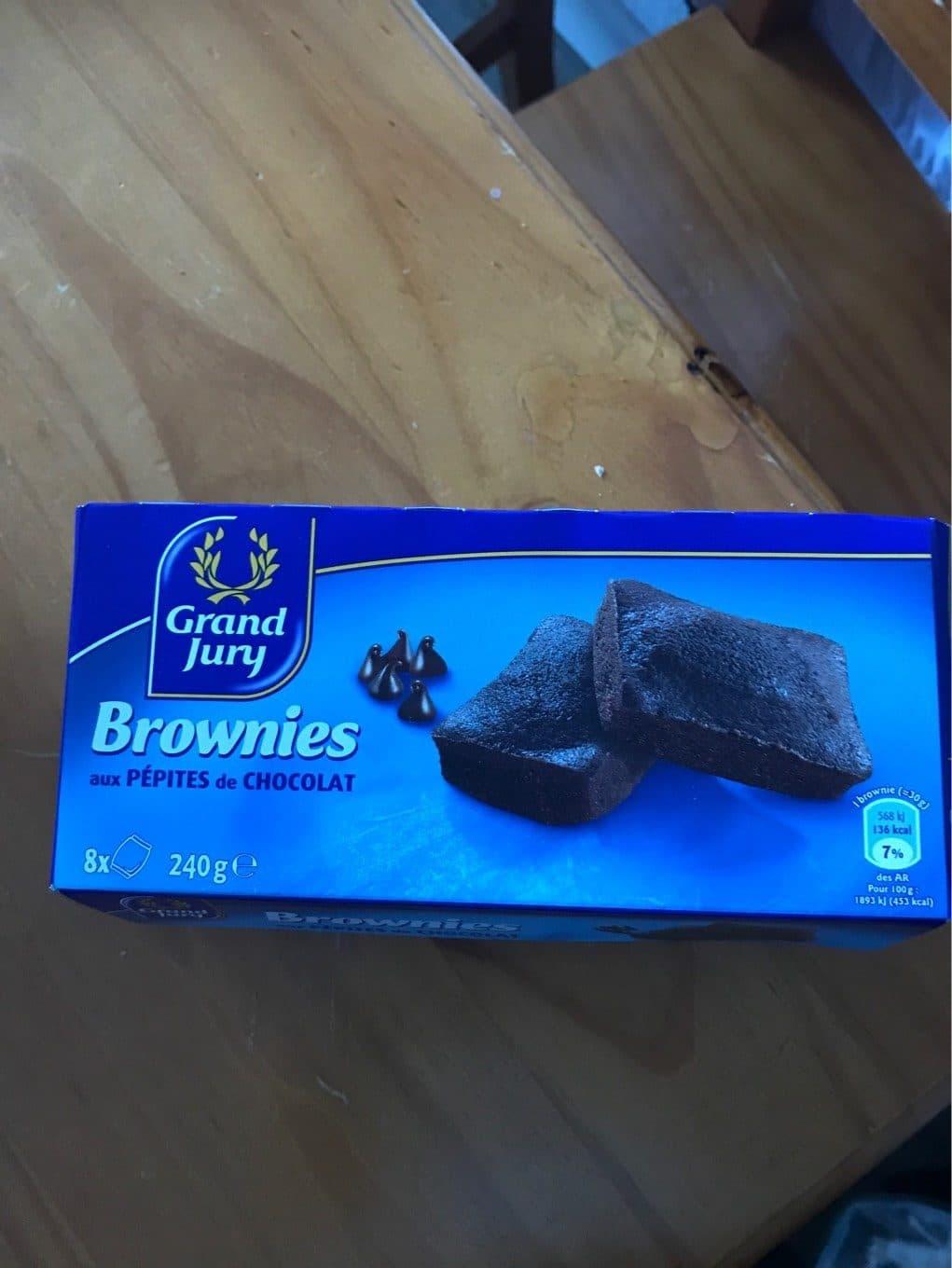 Grand Jury Brownies aux pépites de chocolat packshot