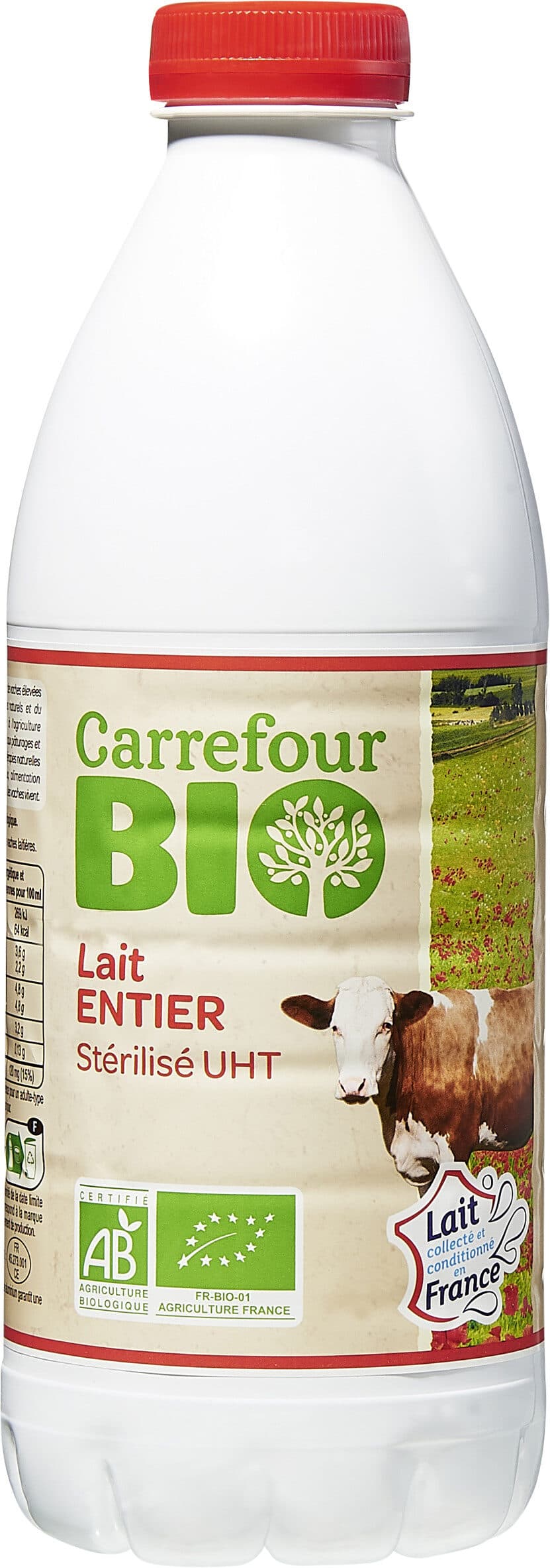 Carrefour BIO Lait entier bio packshot
