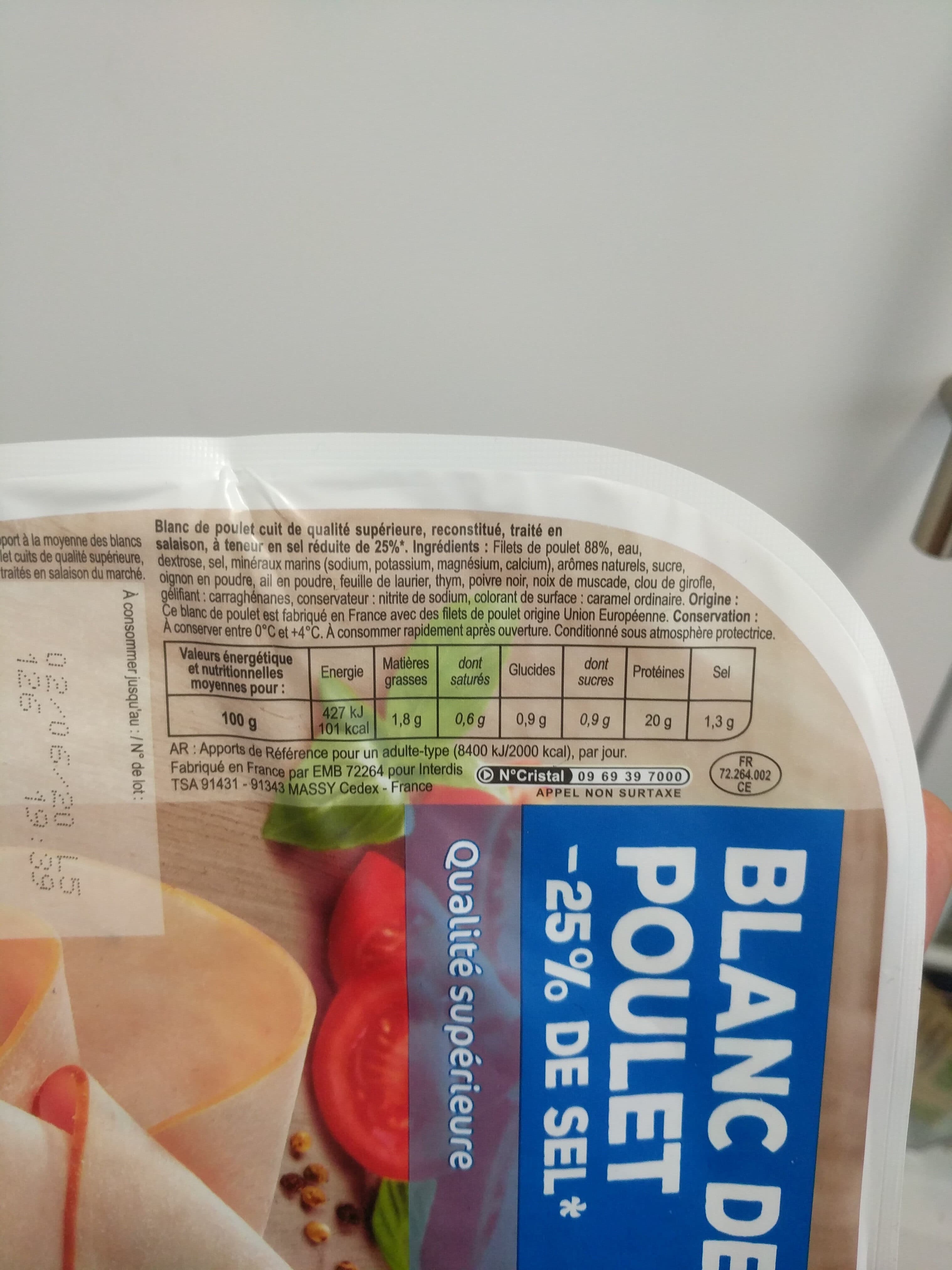 Carrefour Extra Blanc de Poulet packshot