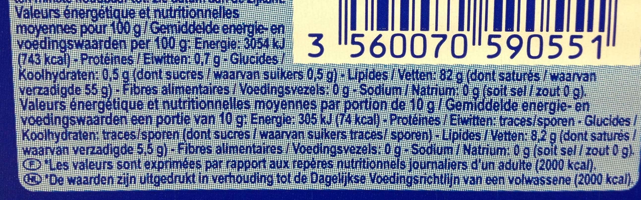 Carrefour Beurre tendre packshot