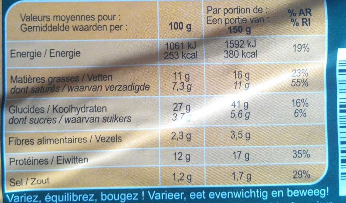 Carrefour 4 fromages packshot