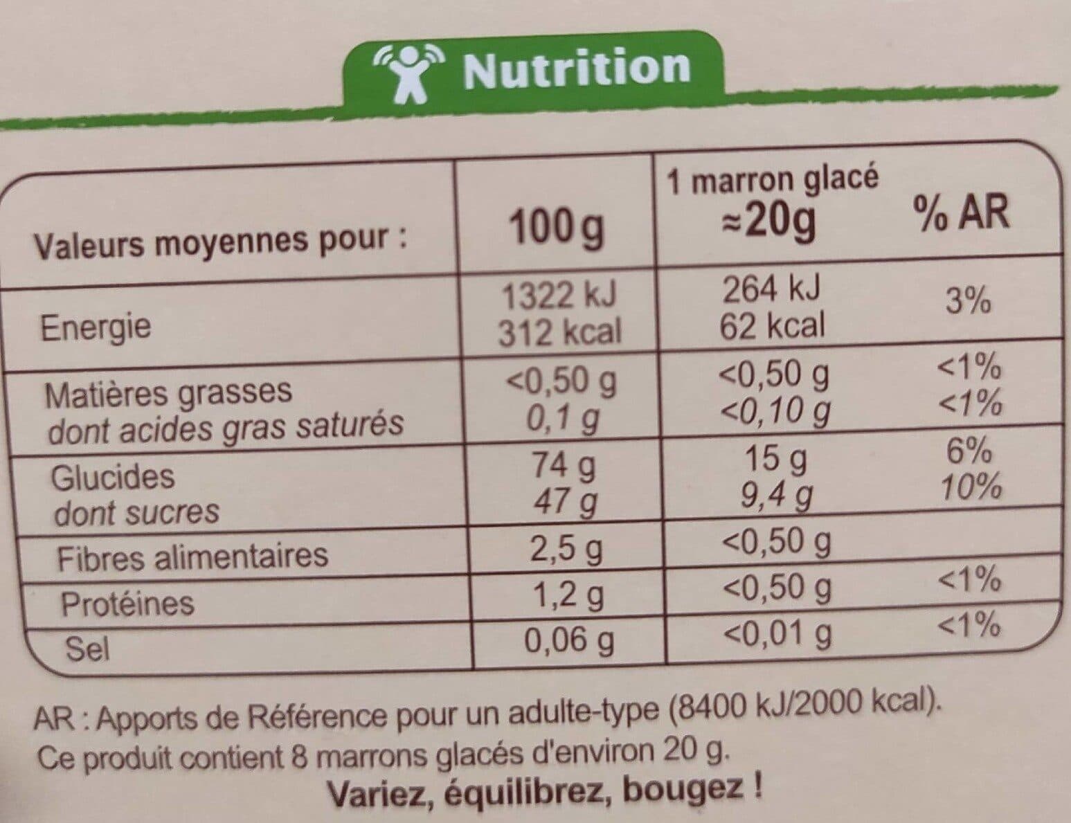 Carrefour BIO Marrons glacés packshot