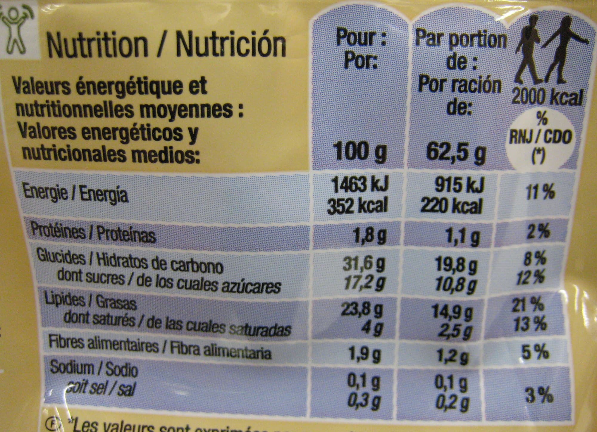 Carrefour Fondant au chocolat sans gluten packshot