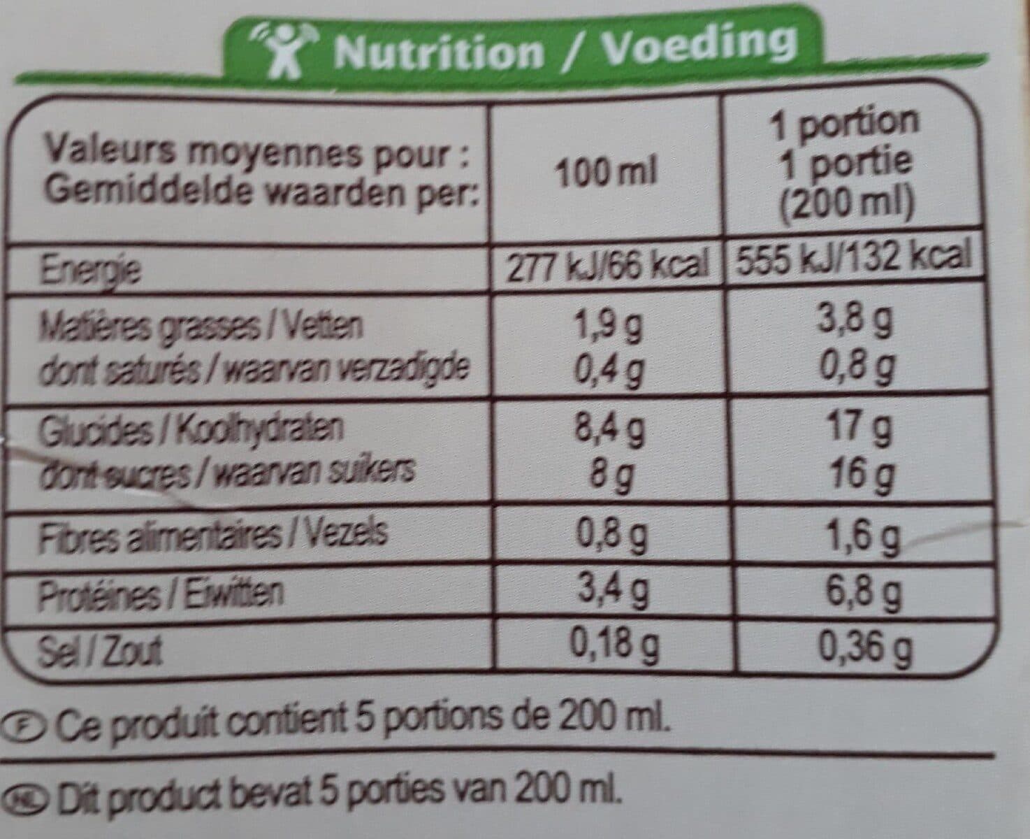 Carrefour BIO Boisson au soja saveur chocolat packshot