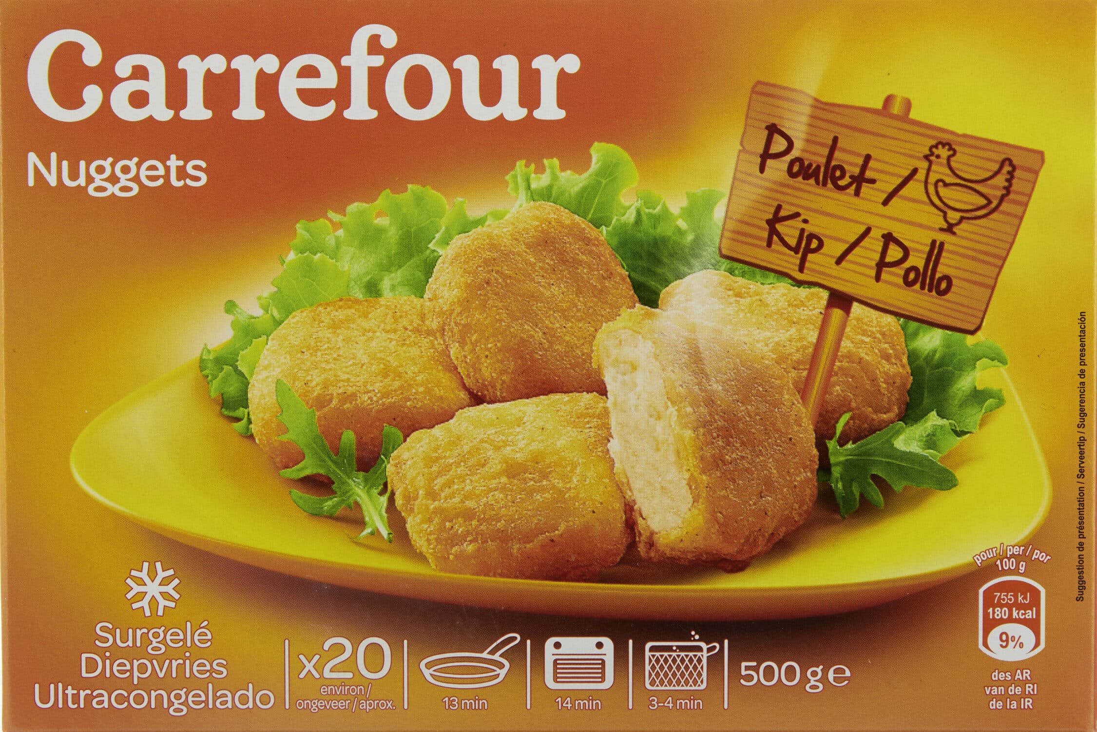Carrefour Nuggets de poulet packshot
