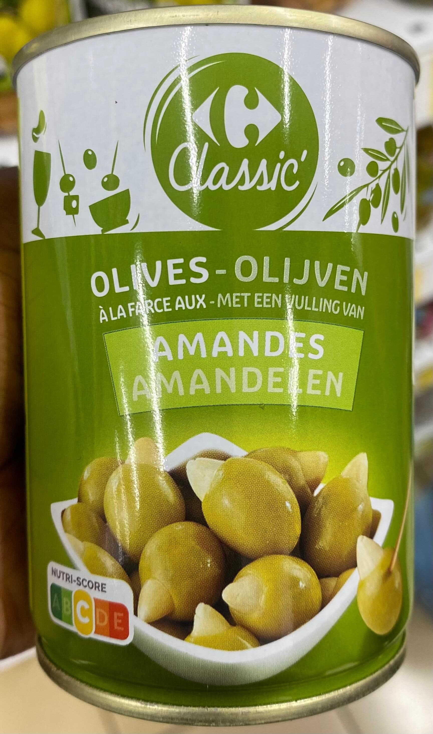 Carrefour Olives farcies aux amandes packshot