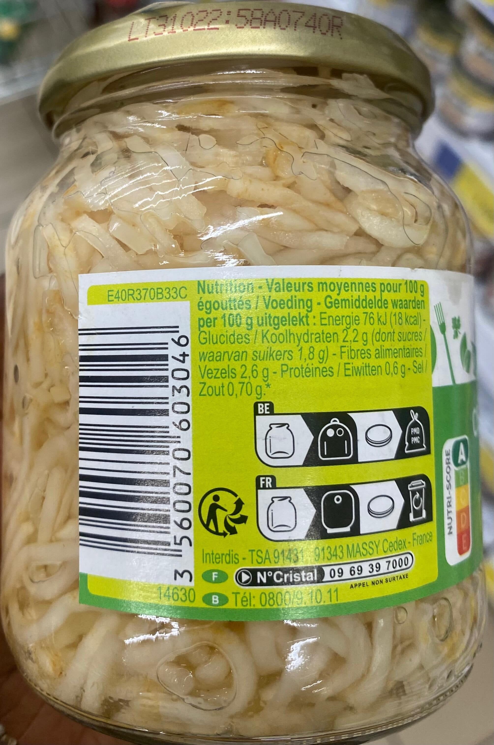 Carrefour Céleri rave râpé packshot