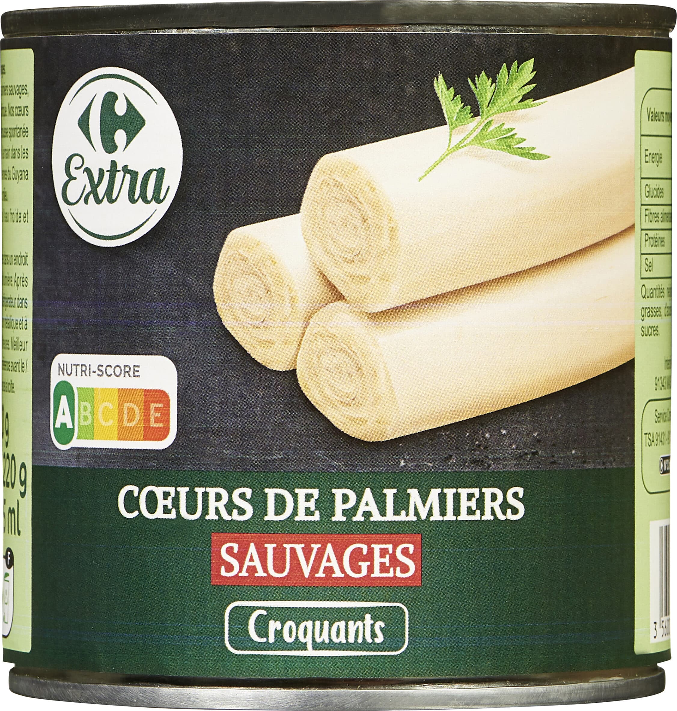 Carrefour Cœurs de palmier Sauvage packshot