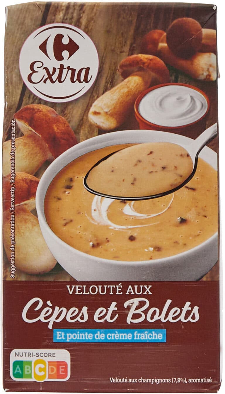Carrefour Velouté aux Cèpes et Bolets Et pointe de crème fraîche packshot