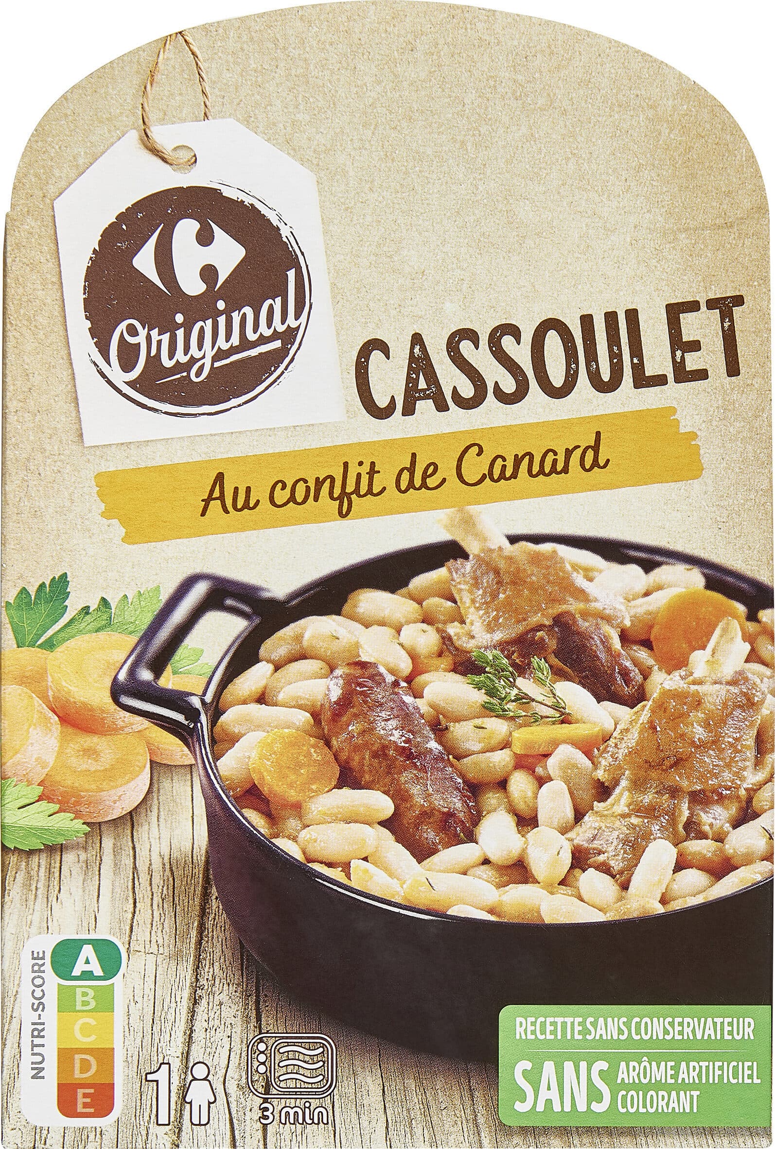 Carrefour Cassoulet au Confit de Canard packshot