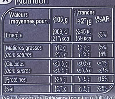 Carrefour Jambon Cru GRANDES TRANCHES packshot