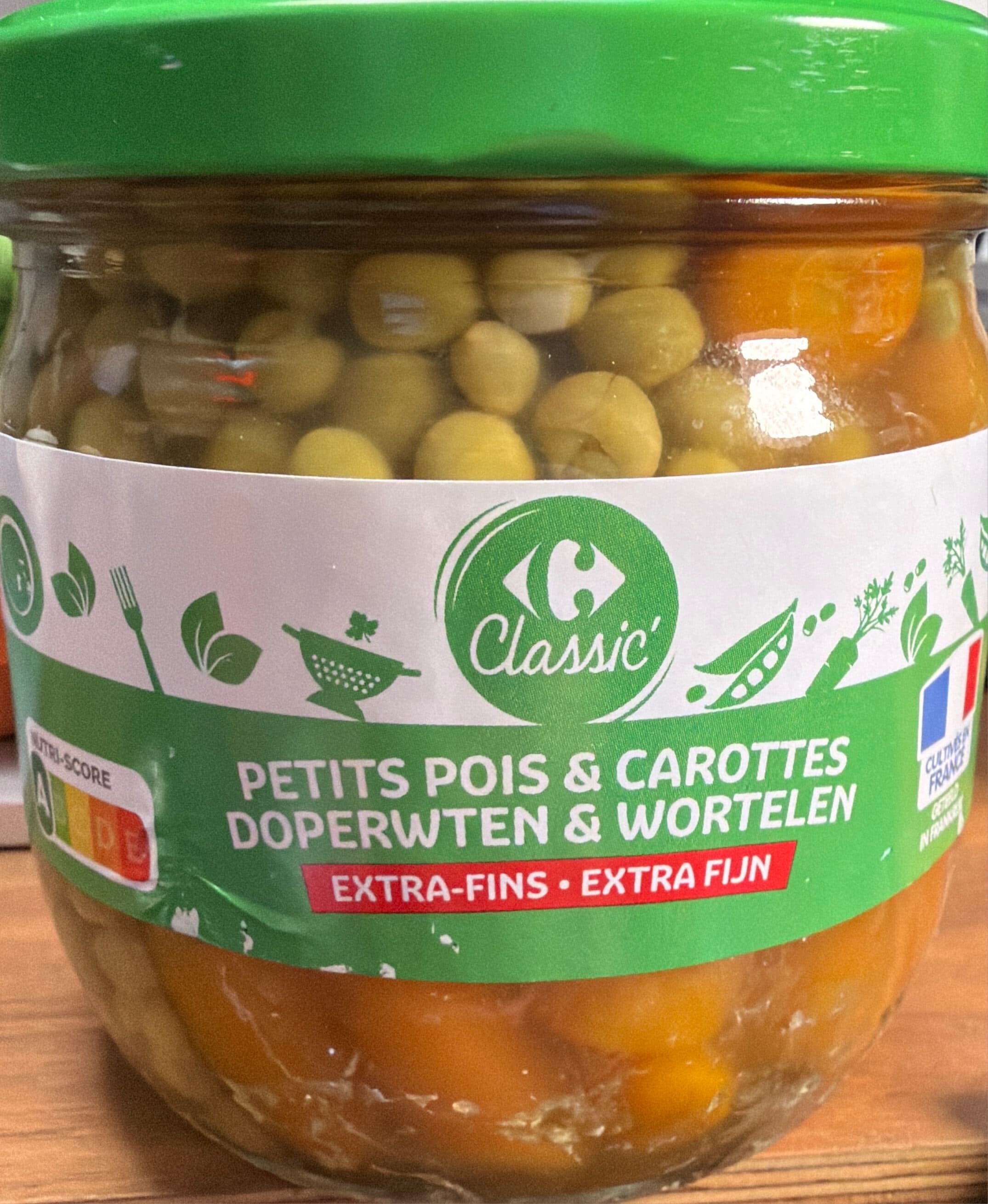 Carrefour Classic Petits pois & carottes packshot