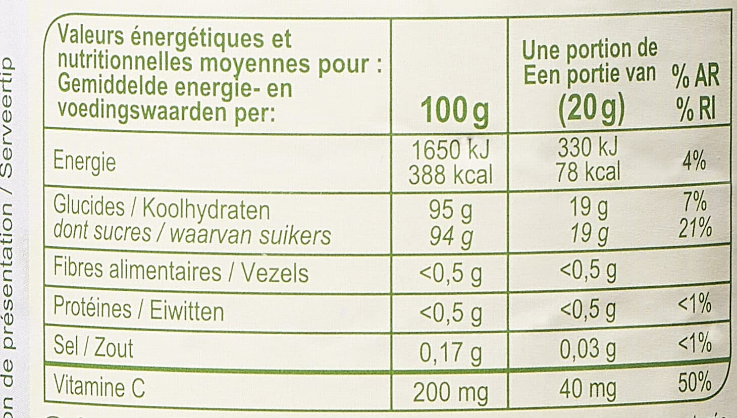Carrefour Thé instantané saveur Citron packshot