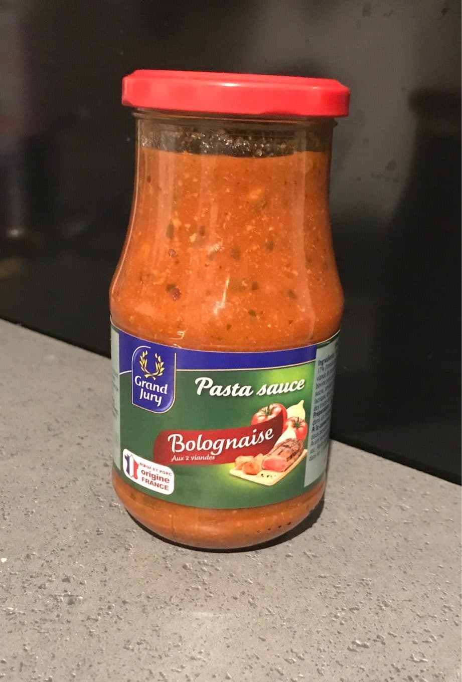 Grand Jury Pasta sauce Bolognaise packshot