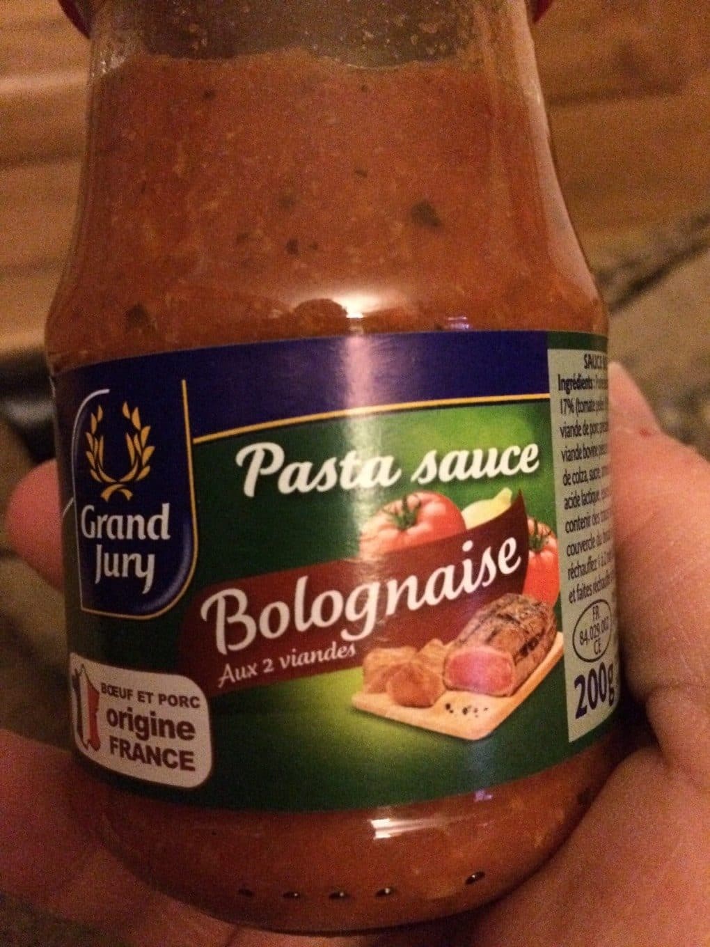 Grand Jury Sauce Bolognaise aux 2 viandes packshot