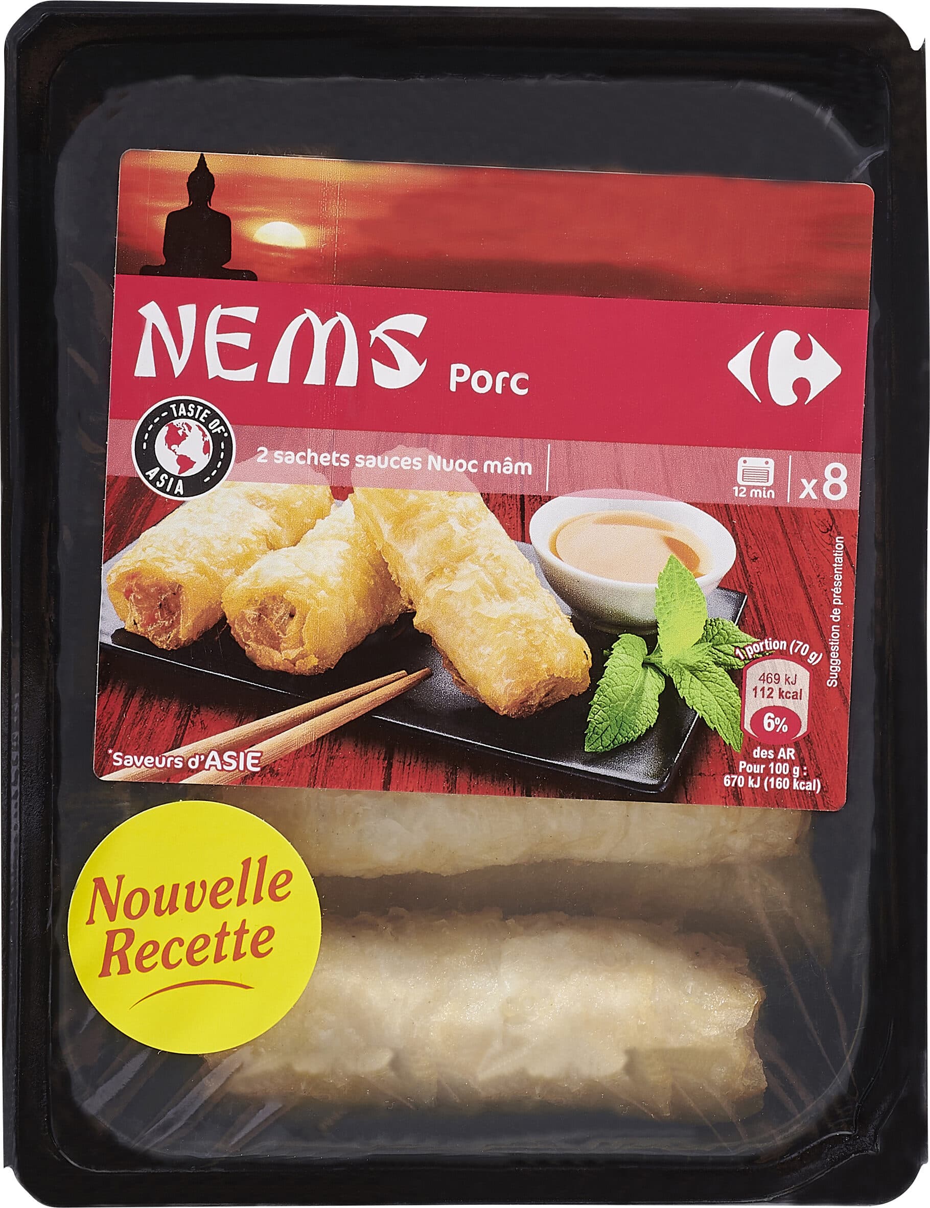 Carrefour Nems Porc packshot