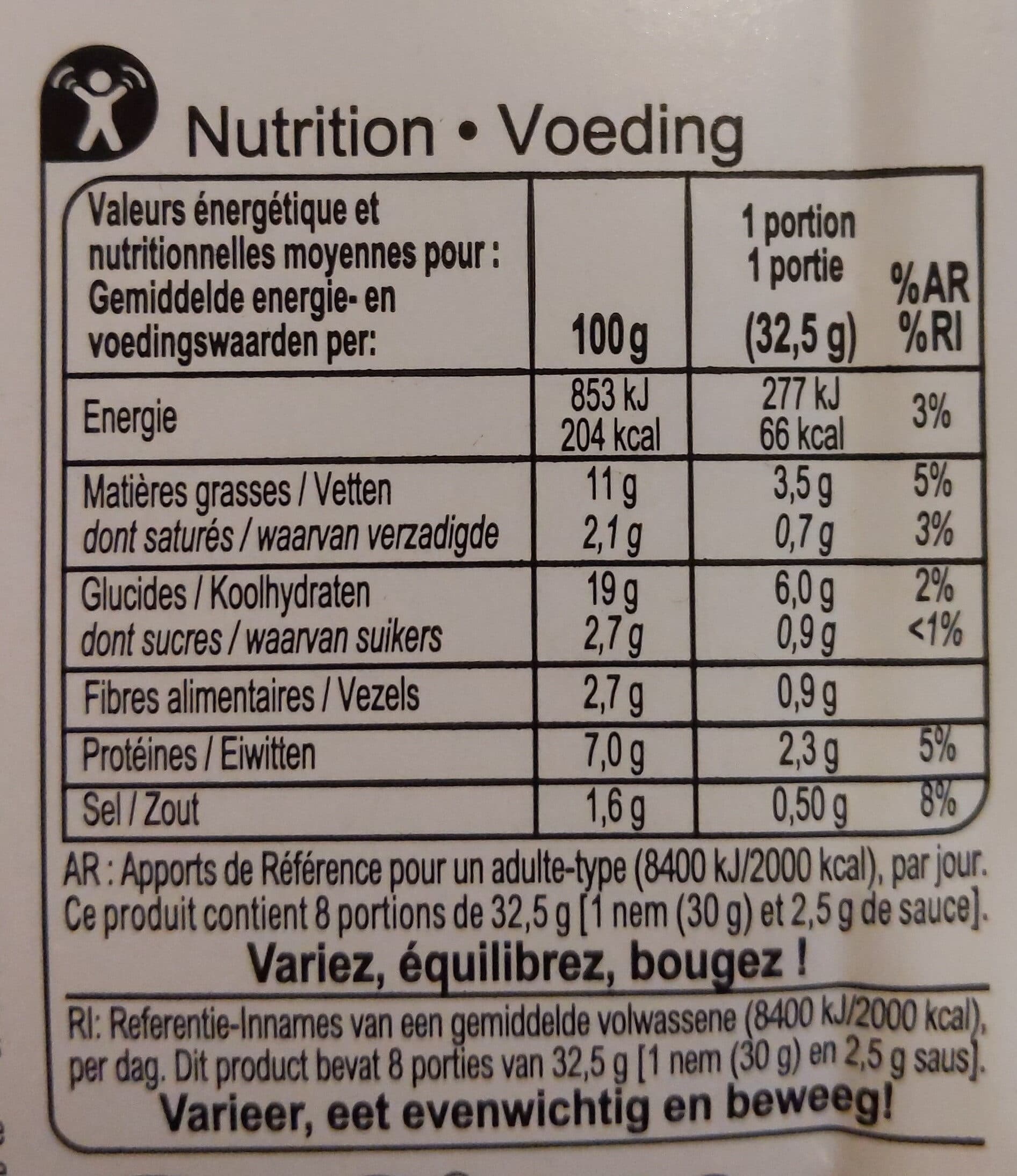 Carrefour Mini nems porc packshot