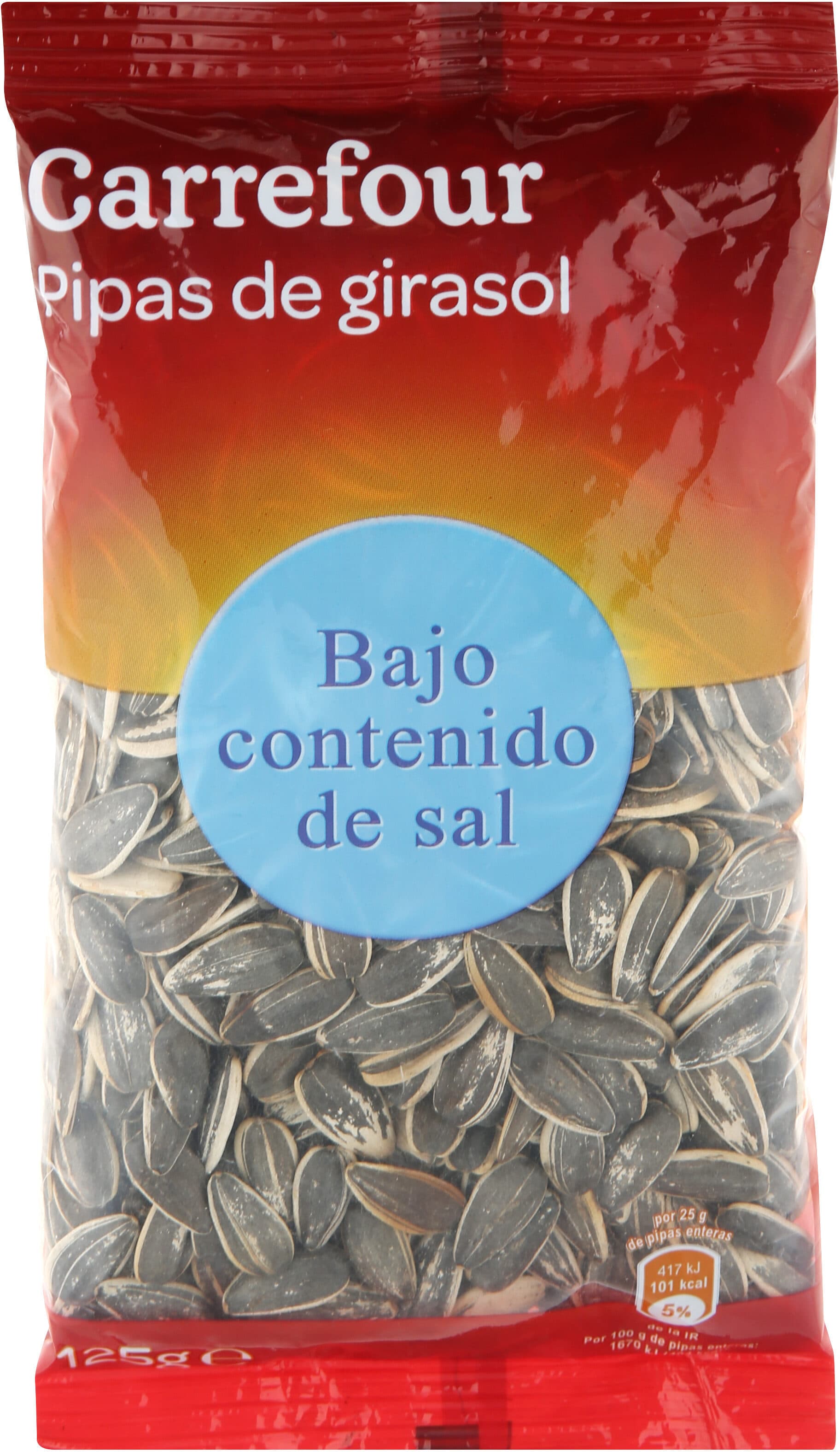 Carrefour Pipas sin sal packshot