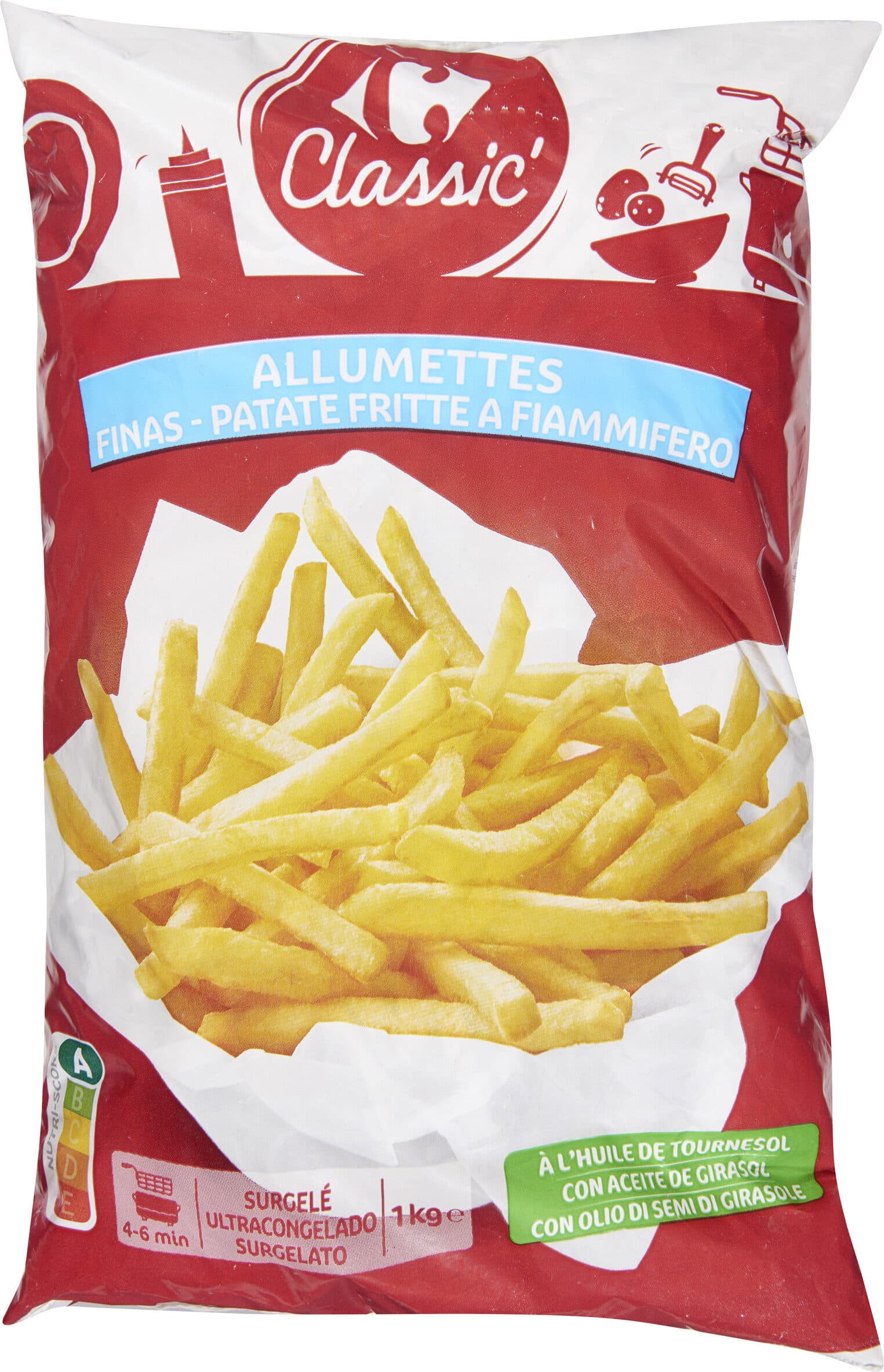 Carrefour Patatas extra finas packshot