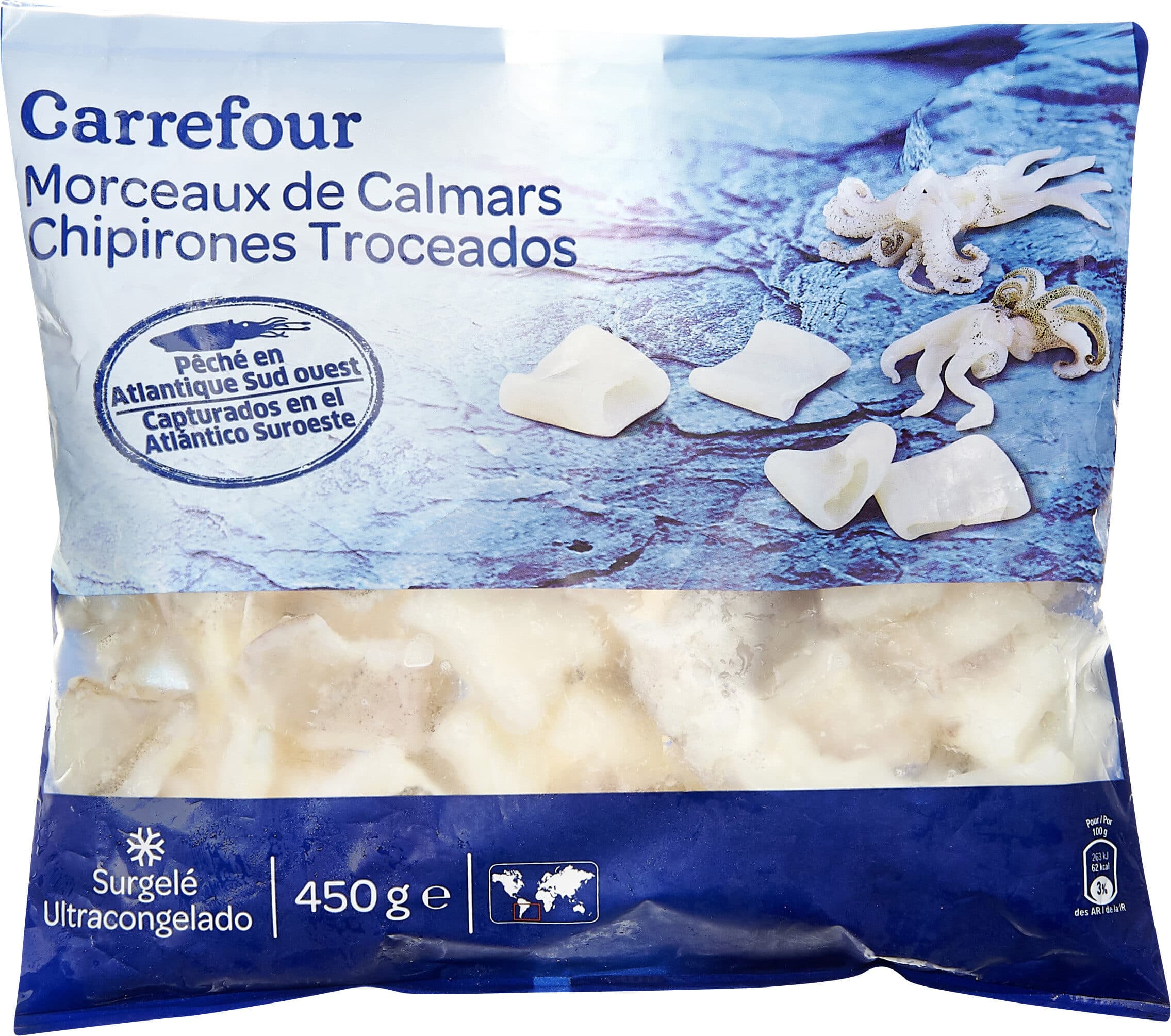 Carrefour Chipirón troceado packshot