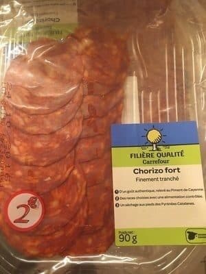 Carrefour Chorizo FORT packshot