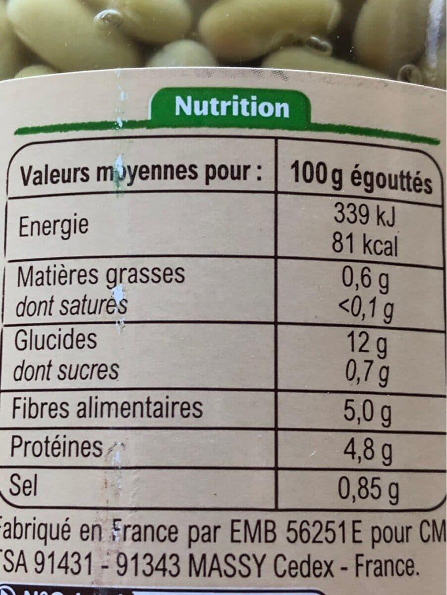 Carrefour BIO Flageolets verts packshot