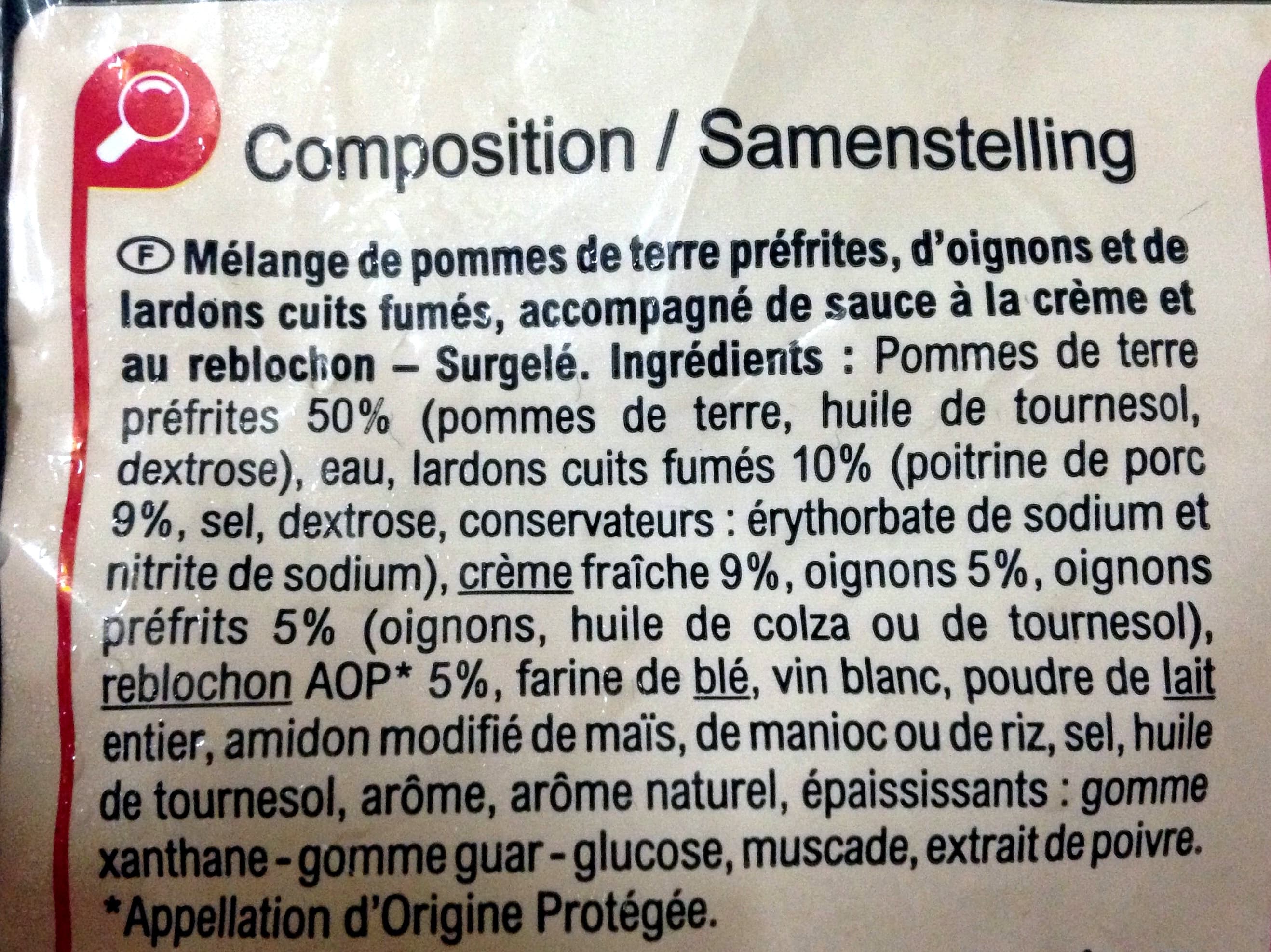 Carrefour Poêlée Tartiflette packshot
