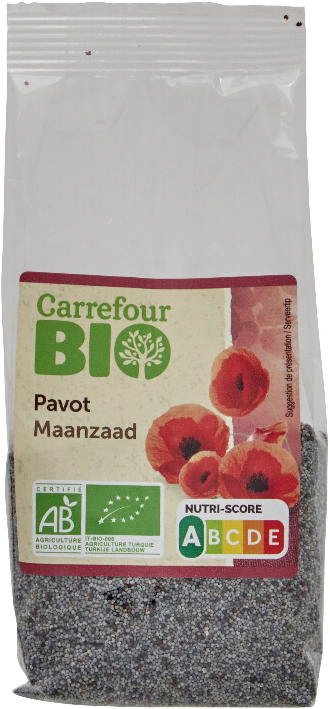 Carrefour BIO Pavot packshot