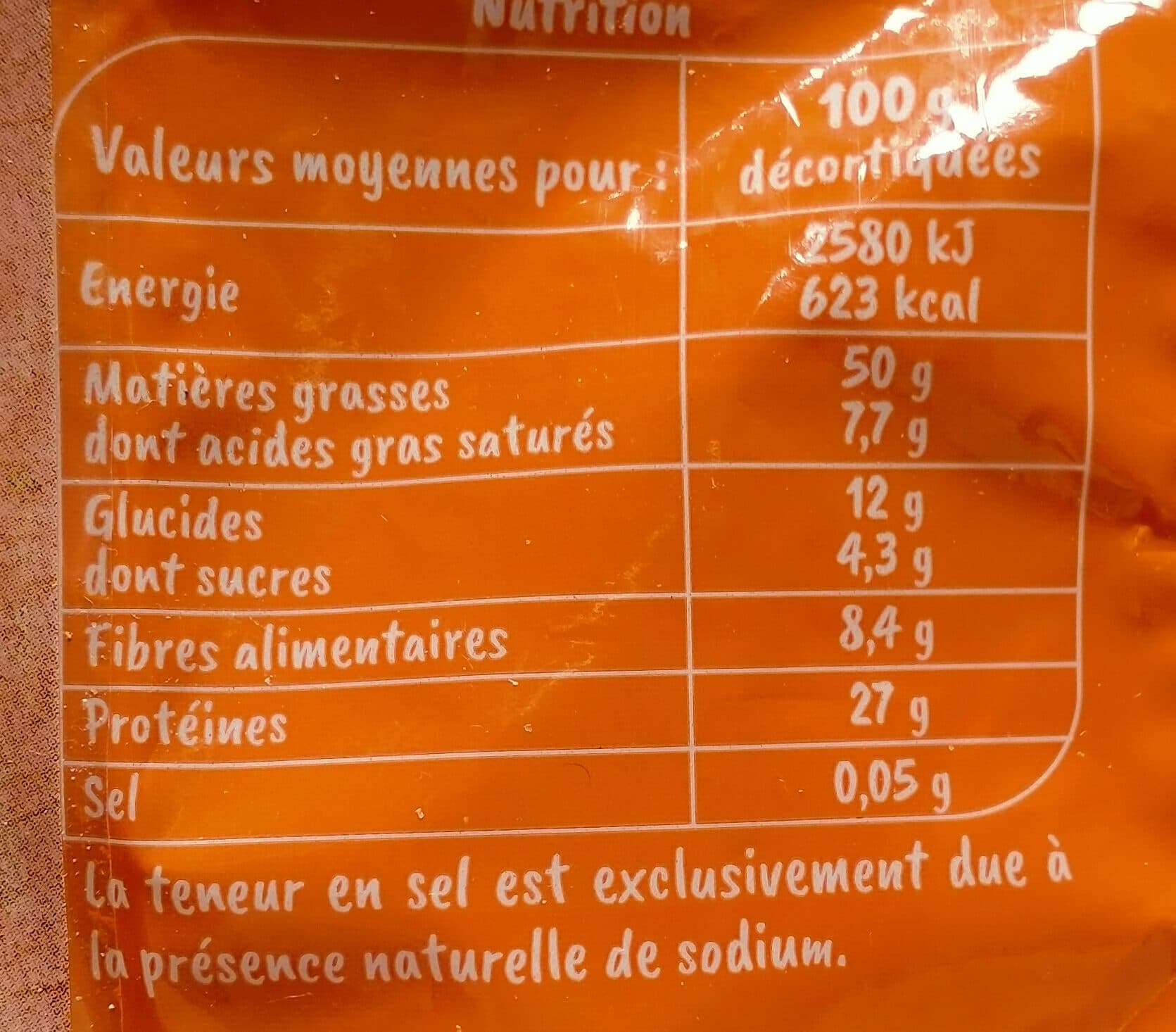 Carrefour ARACHIDES grillées packshot
